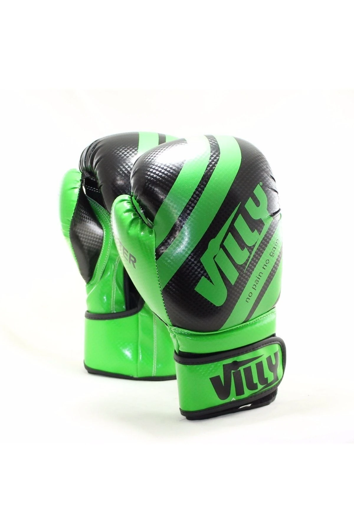 Karbon Deri Boks Eldiveni - Yeşil Renk