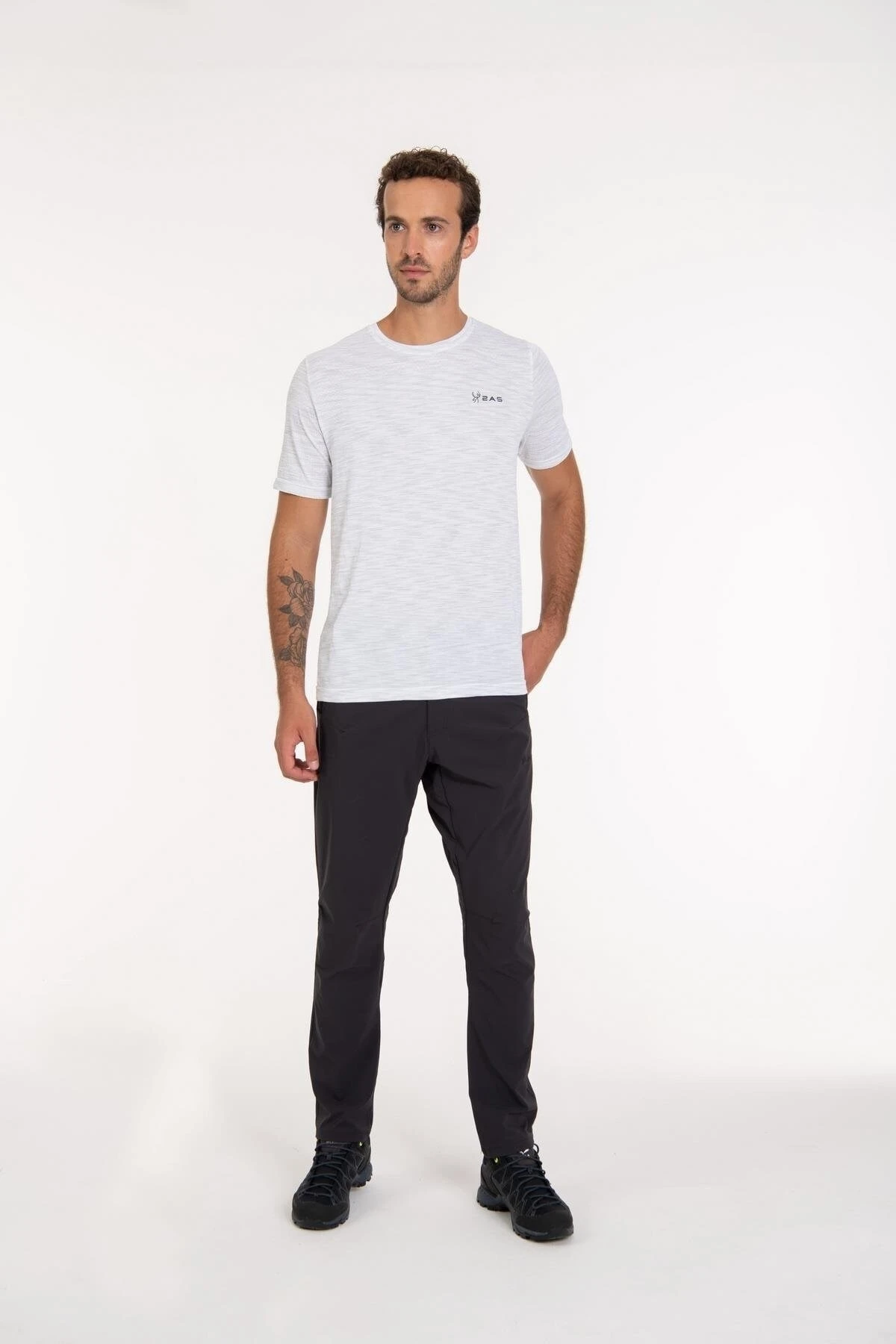 Tigo Seamless Erkek Beyaz Tshirt 