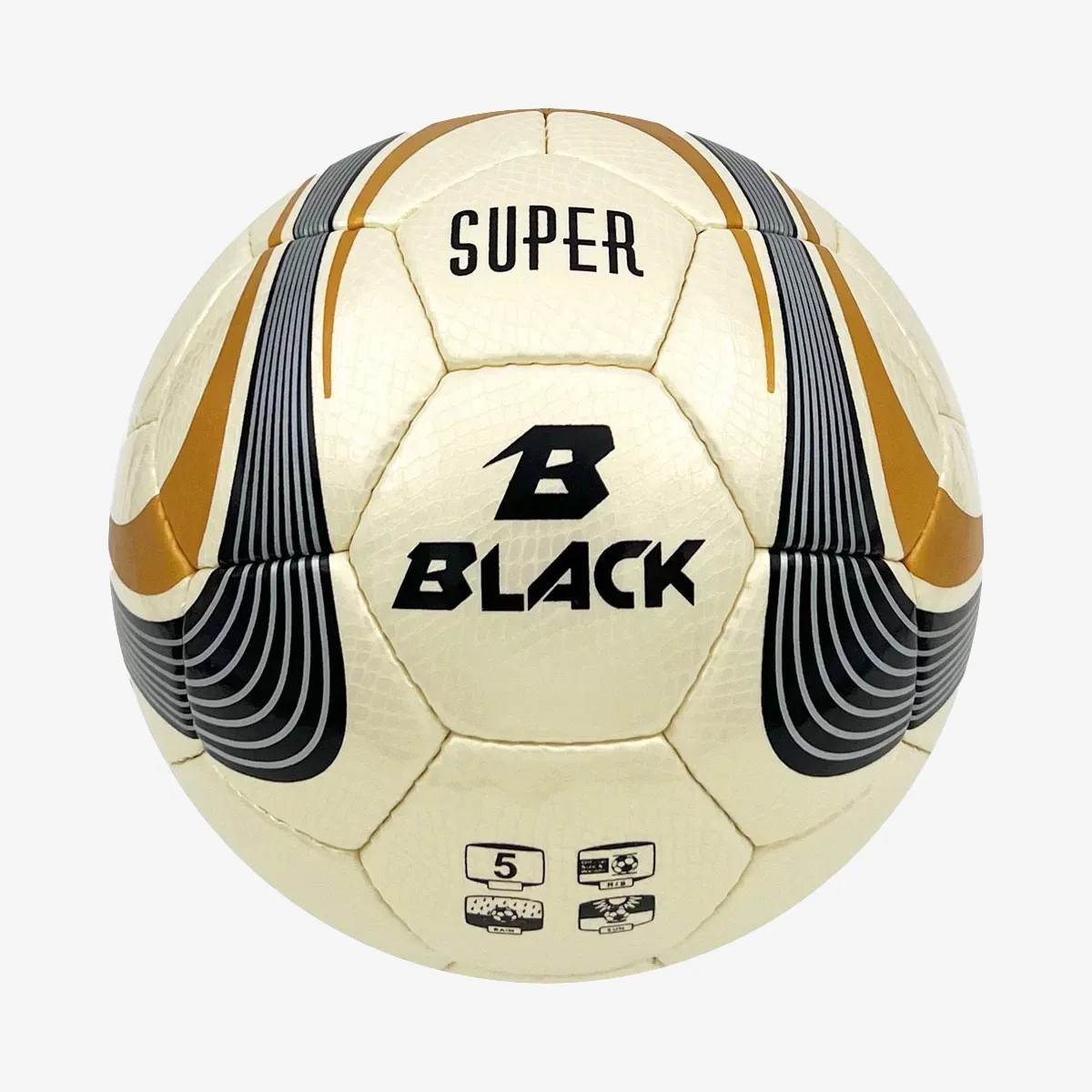 Black Süper Futbol Topu 5 No