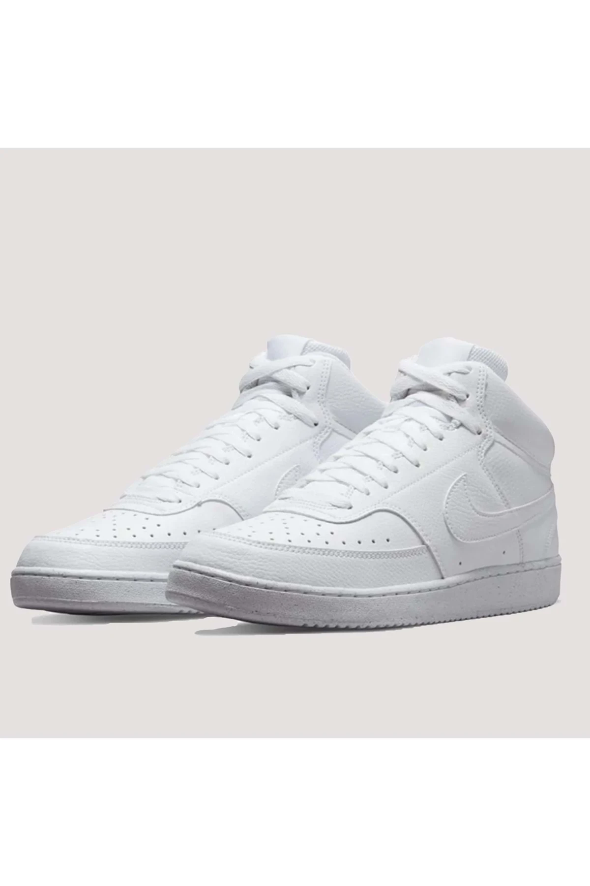 Court Vision Mid DN3577-100 Erkek Spor Ayakkabı - Beyaz - 45