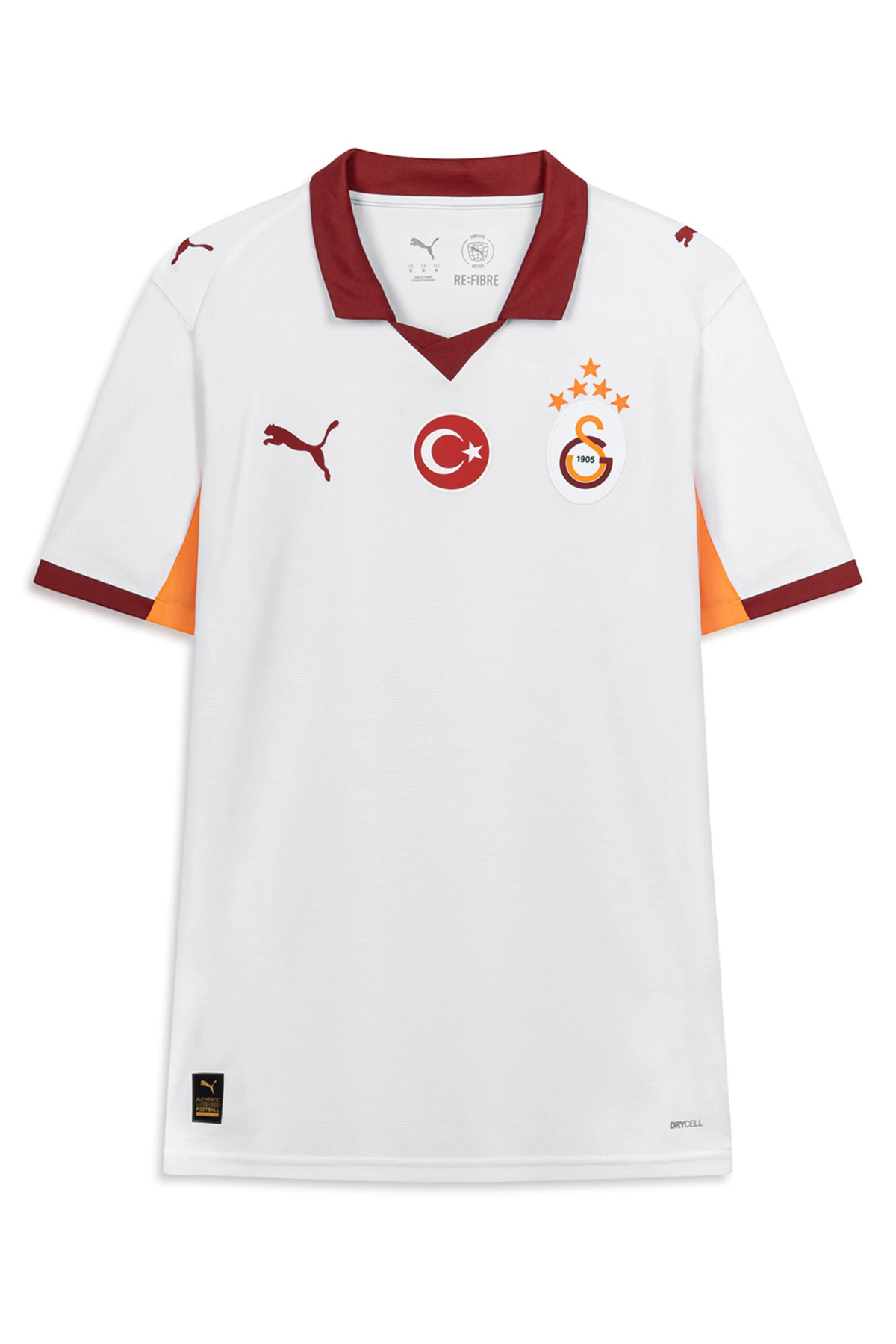 Galatasaray Puma 2025/2026 Sponsorsuz Beyaz Deplasman Forma