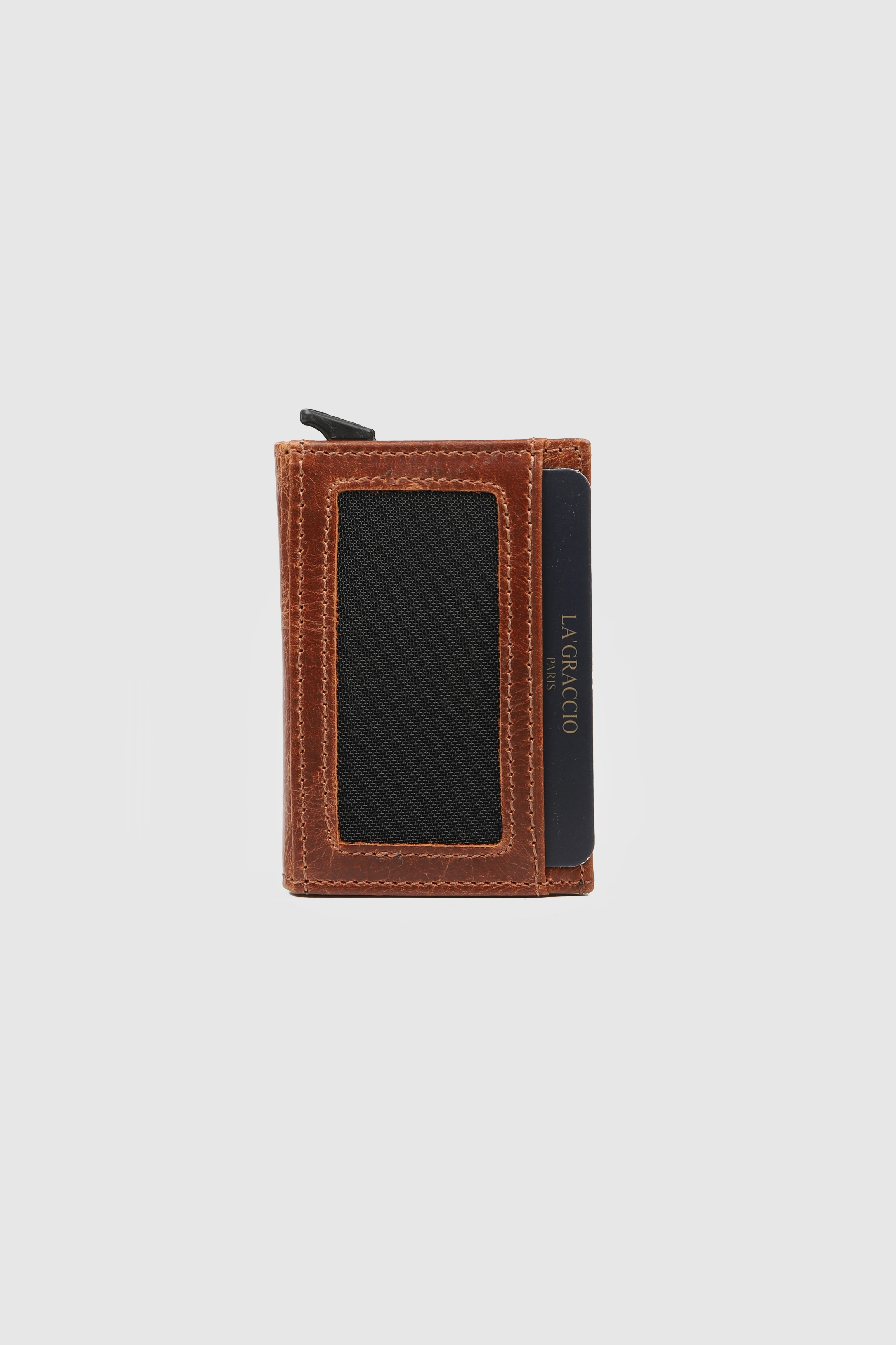 La'Graccio Paris Natilu Erkek Hakiki Deri Mekanizmalı Kartlık Cüzdan