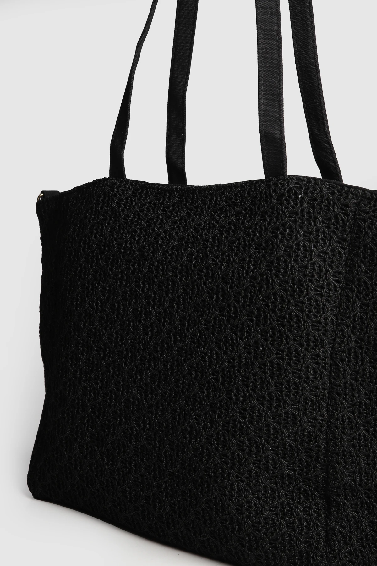 La'Graccio Paris Lanco Örme Büyük Boy Omuz Çantası