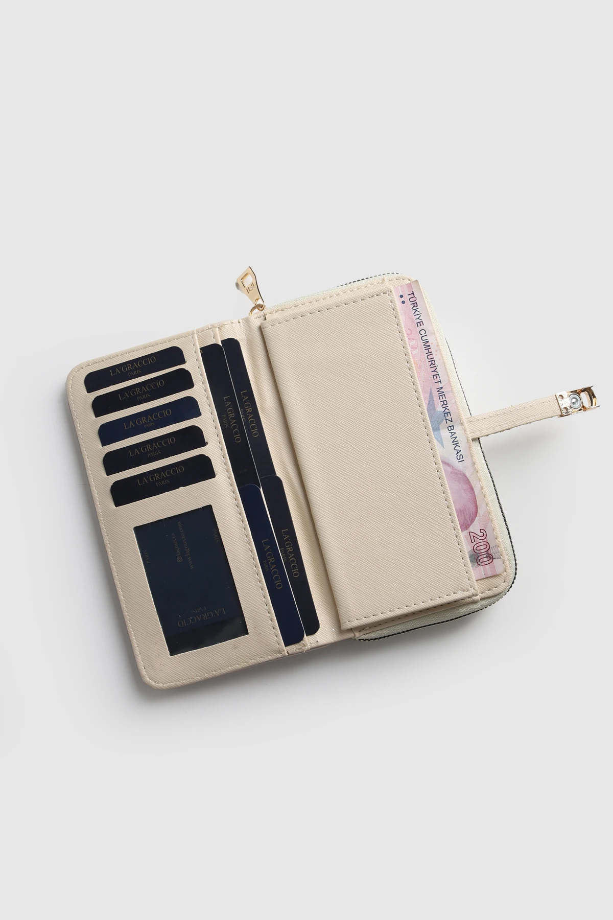 La'Graccio Paris Kadın Cakes Kullanışlı Cüzdan - Krem
