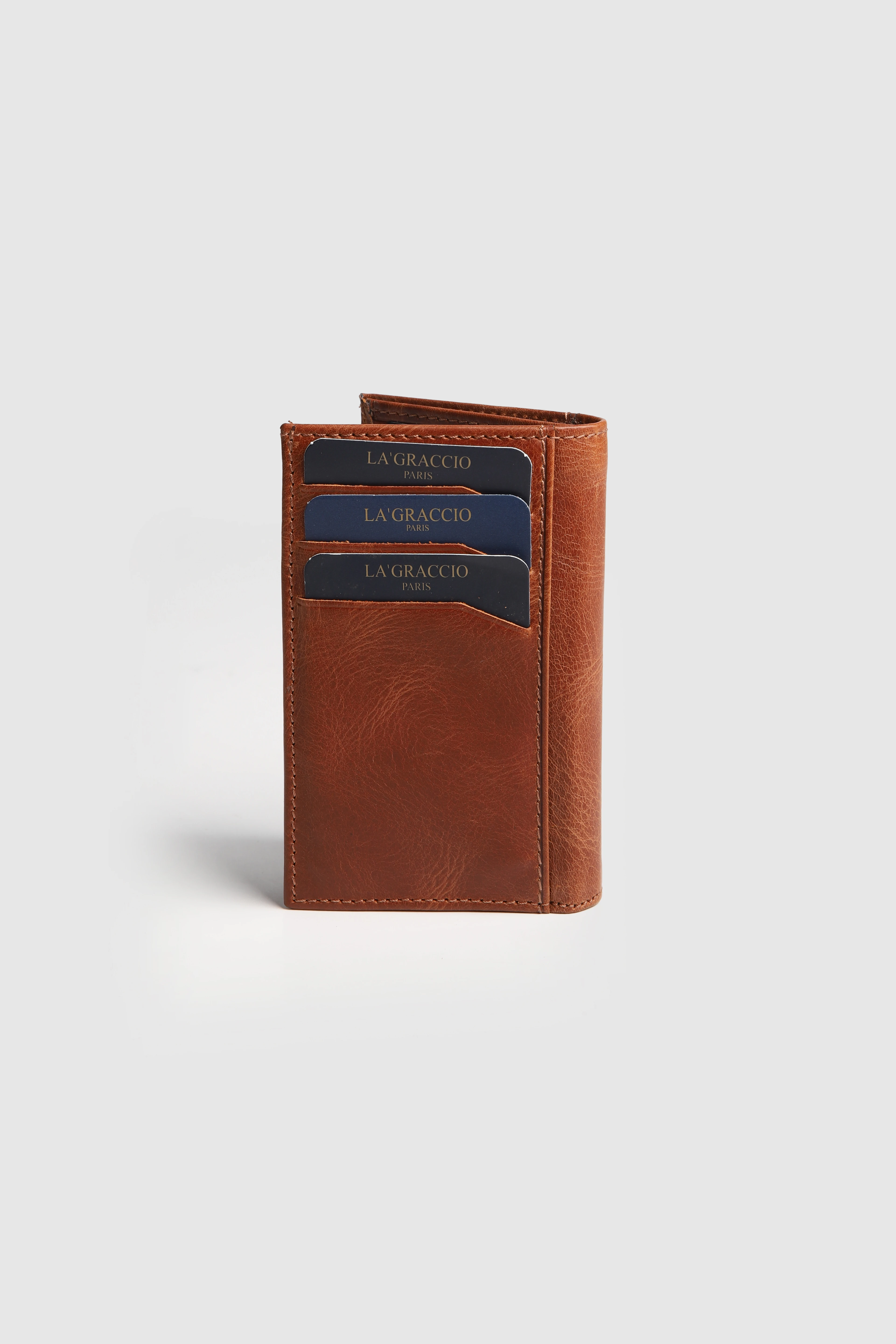 La'Graccio Paris Yella Hakiki Deri Erkek Cüzdanı