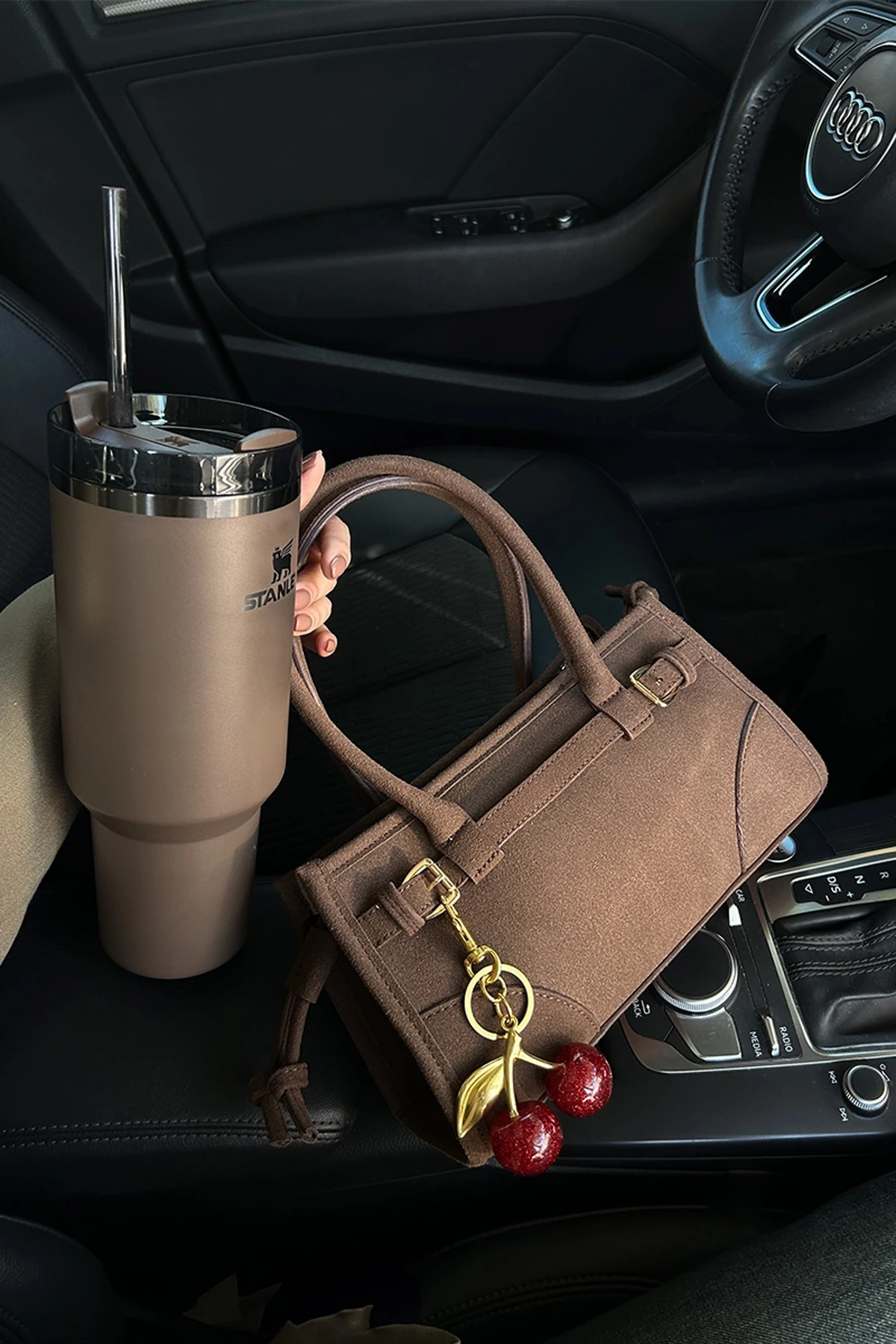 La'Graccio Paris Kadın Kirazlı Çanta Charm