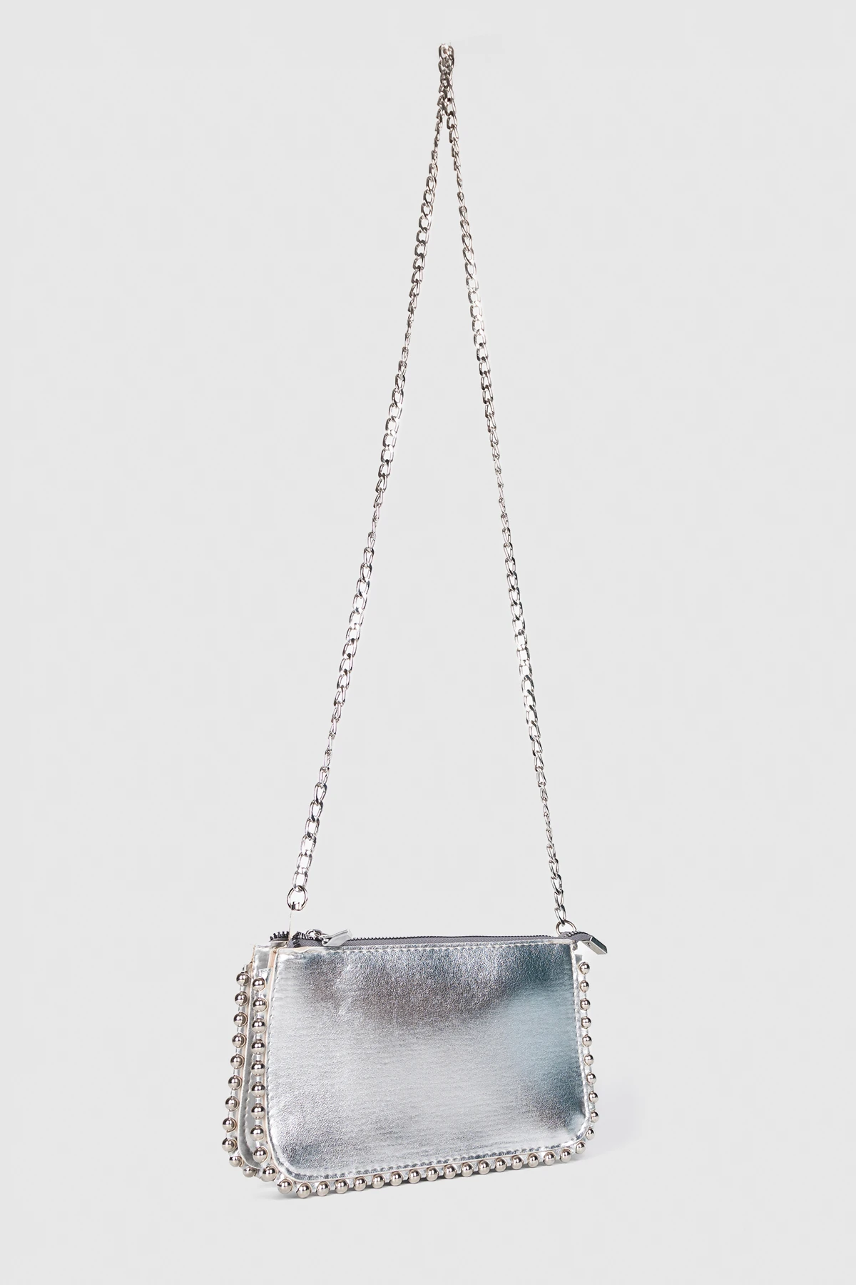 La Graccio Paris Kadın ZR Boncuk Detaylı 3 Bölmeli Askılı Çanta