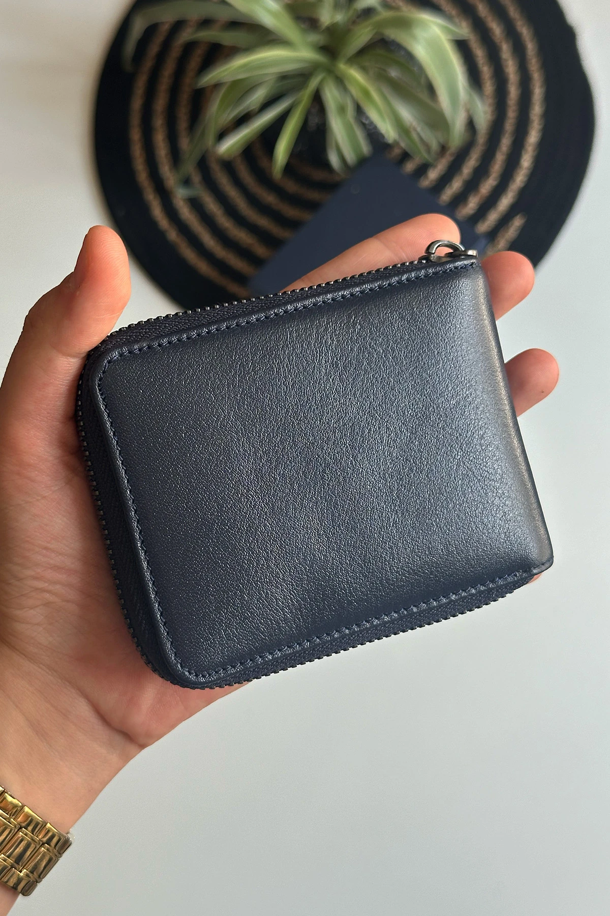 La'Graccio Paris Lancy Rfid Korumalı Erkek Fermuarlı Hakiki Deri Cüzdan