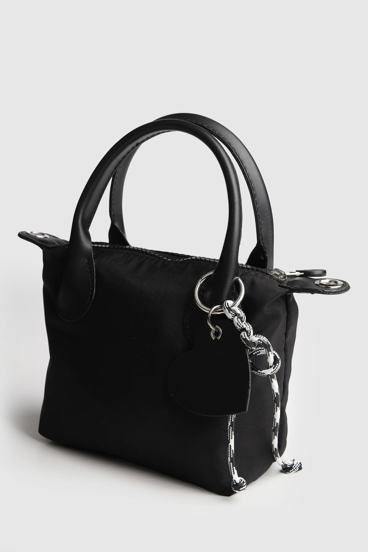 Lagraccio Paris Kadın Baybo Charmlı Paraşüt Çanta - Siyah