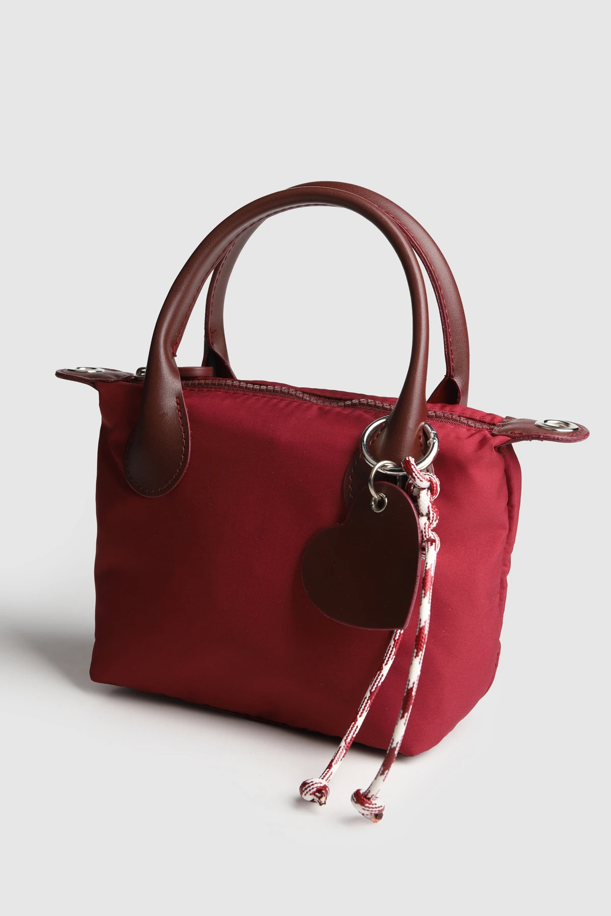 Lagraccio Paris Kadın Baybo Charmlı Paraşüt Çanta - Bordo