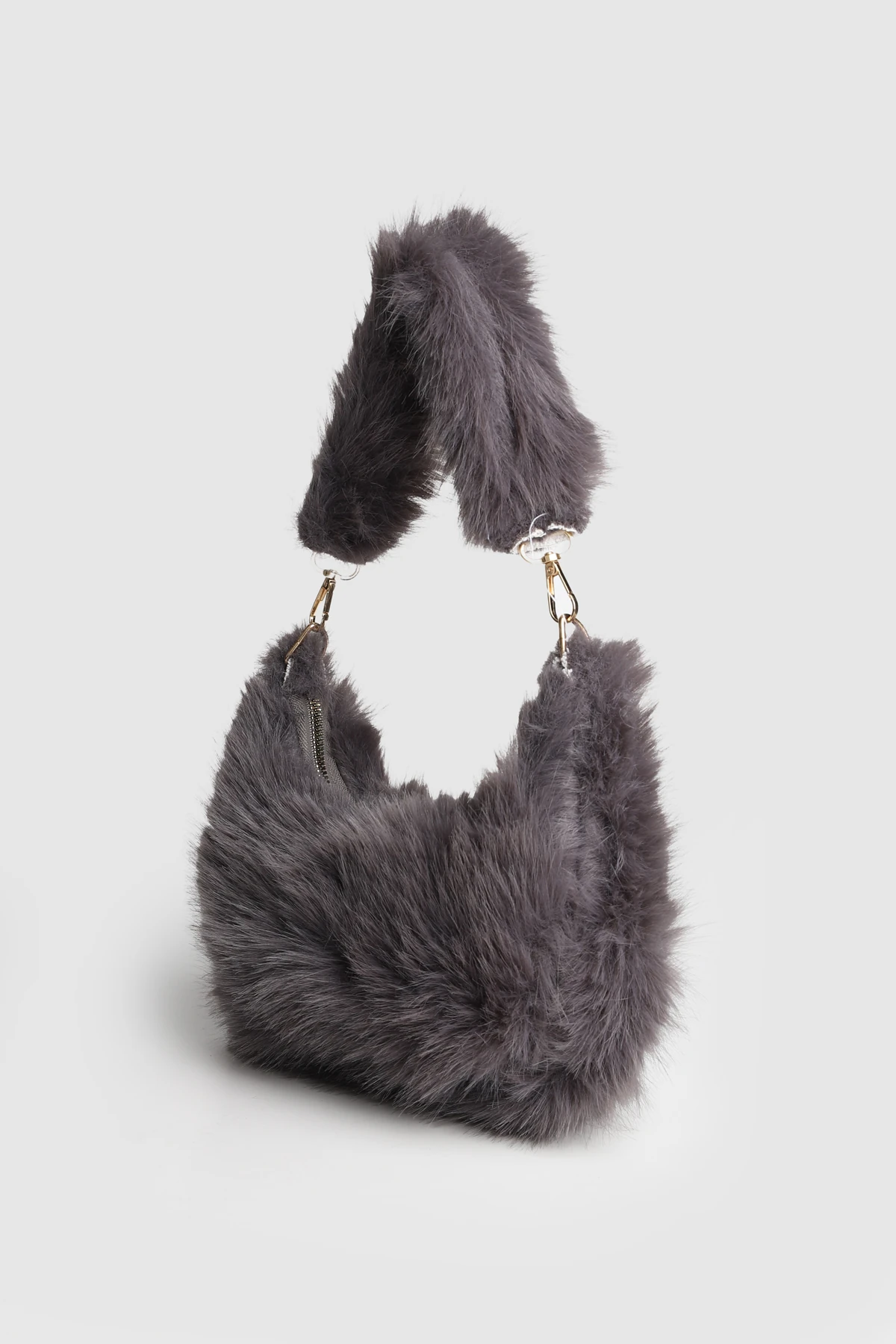 Lagraccio Paris Kadın Lior Peluş Çift Askılı El Ve Çapraz Çanta