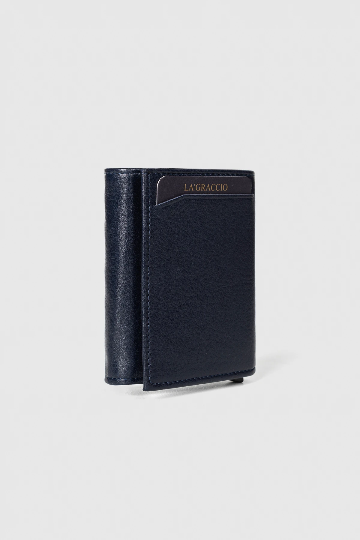 La'Graccio Paris Crag Hakiki Deri Mekanizmalı Erkek Cüzdan