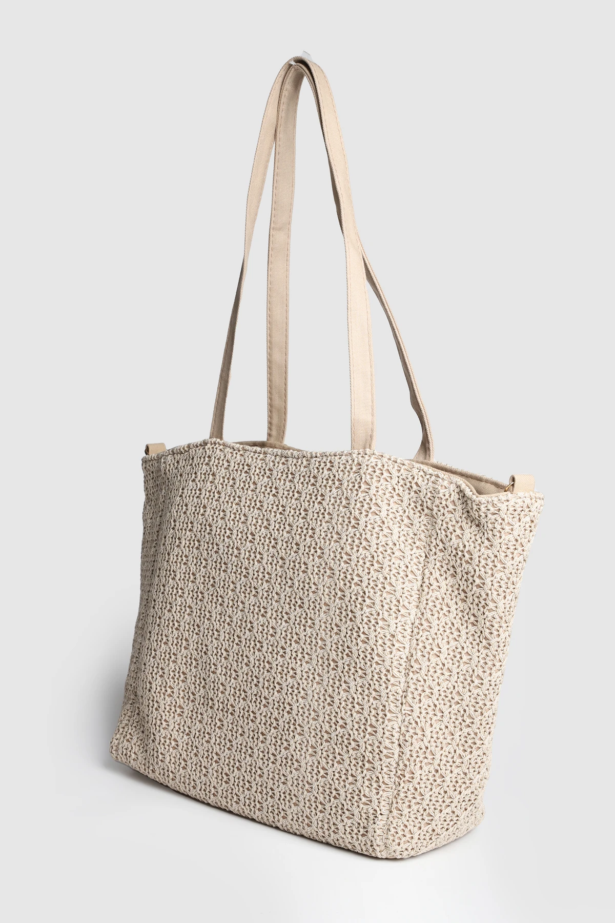 La'Graccio Paris Lanco Örme Büyük Boy Omuz Çantası