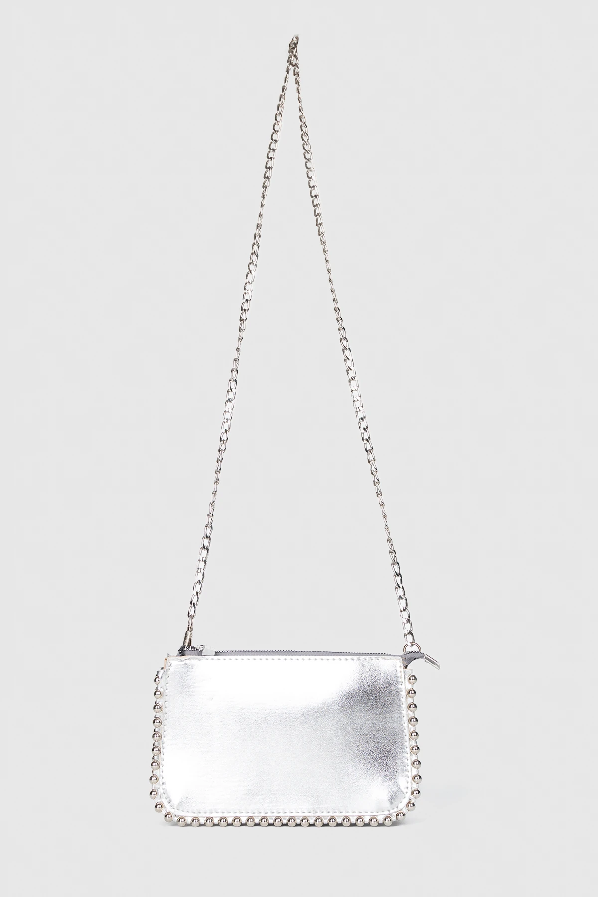 La Graccio Paris Kadın ZR Boncuk Detaylı 3 Bölmeli Askılı Çanta