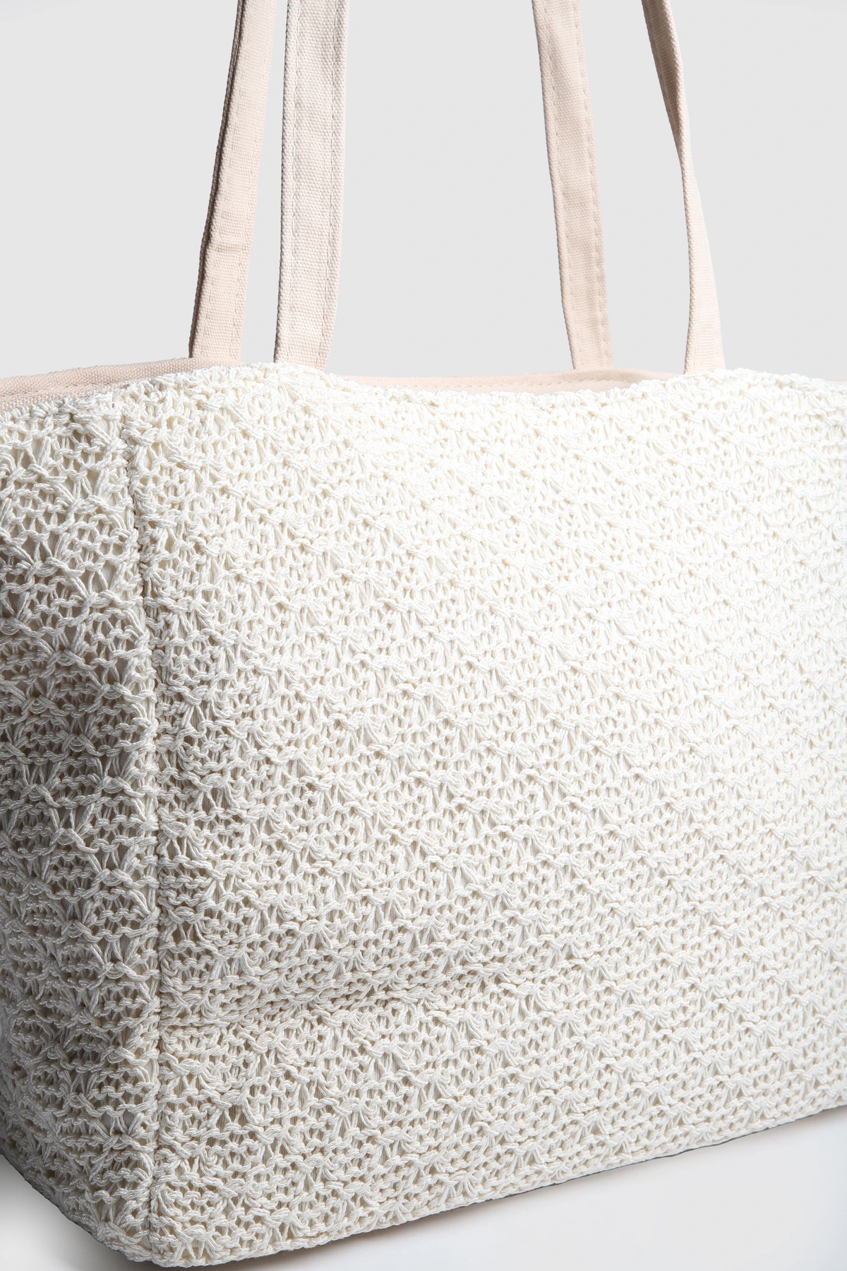 La'Graccio Paris Lanco Örme Büyük Boy Omuz Çantası