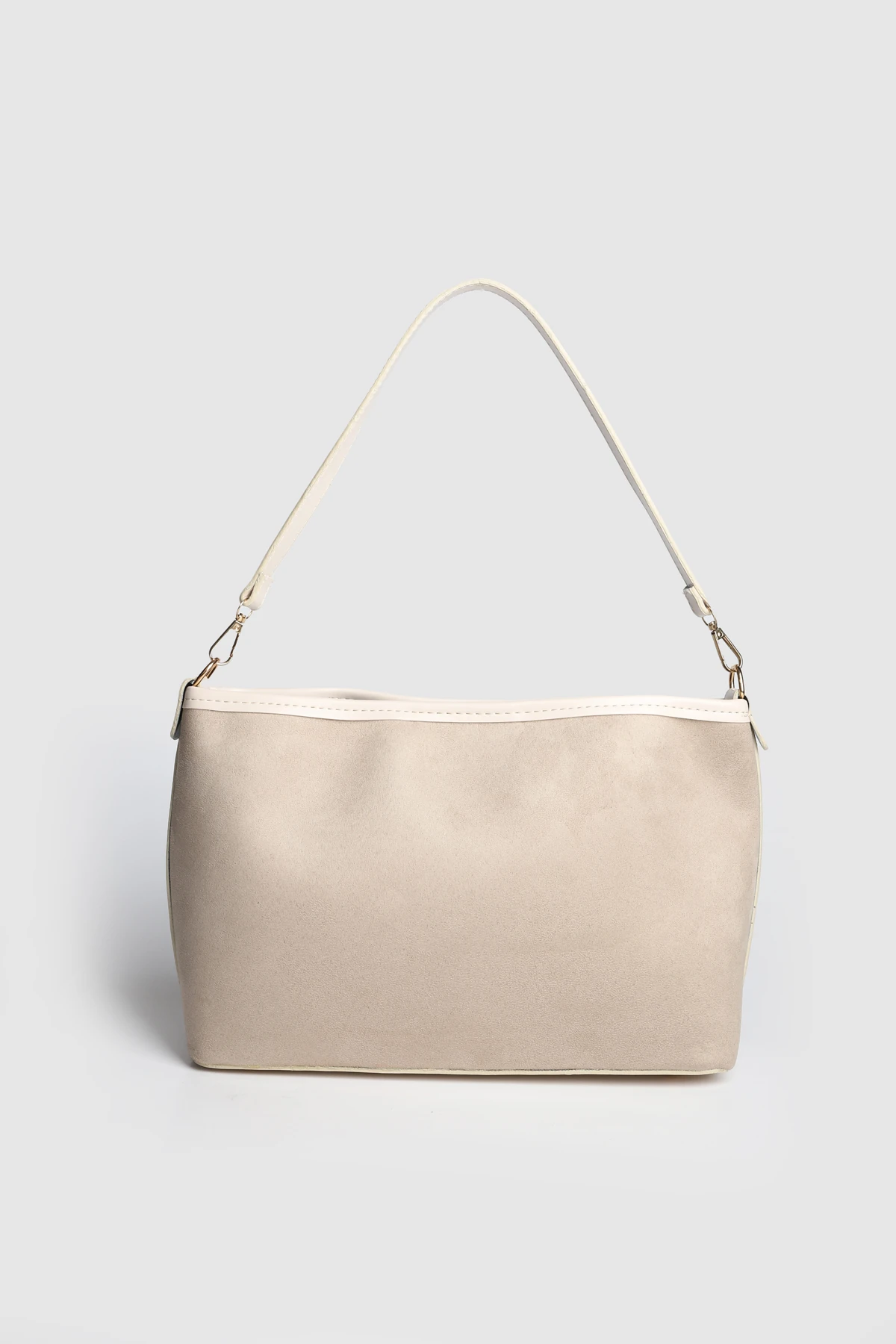 Lagraccio Paris Kadın Aline Süet Makyaj Çantalı El Ve Askılı Çanta