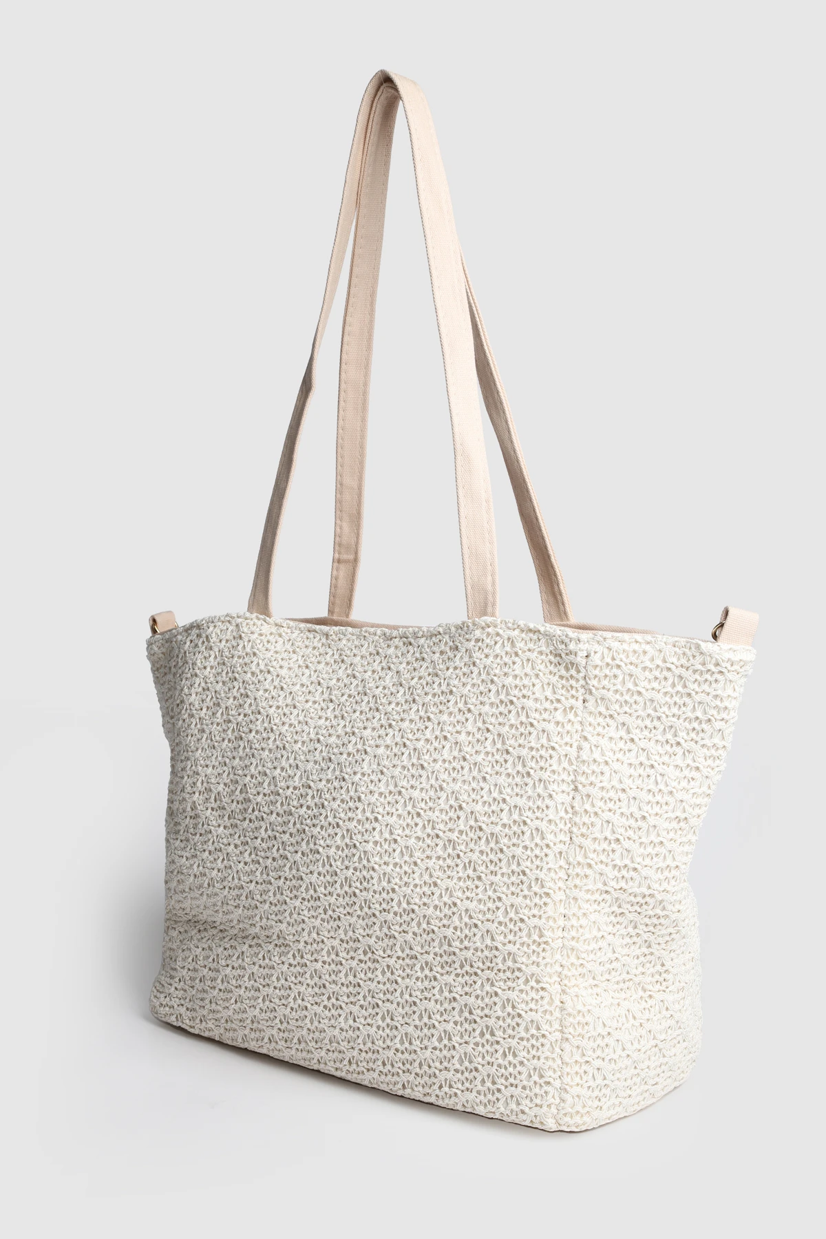 La'Graccio Paris Lanco Örme Büyük Boy Omuz Çantası