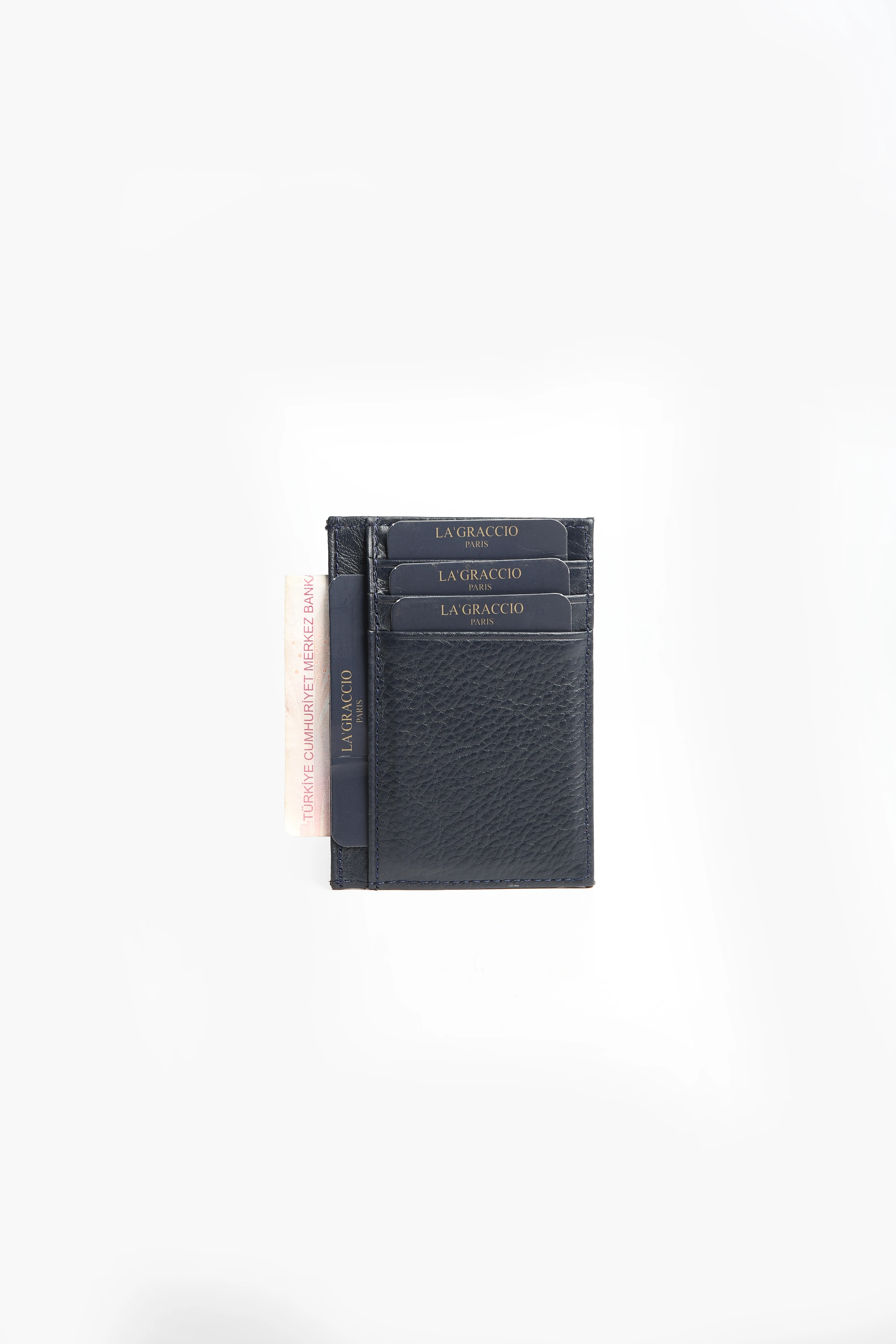 Lagraccio Paris Redon Hakiki Deri Çok Bölmeli Kartlık