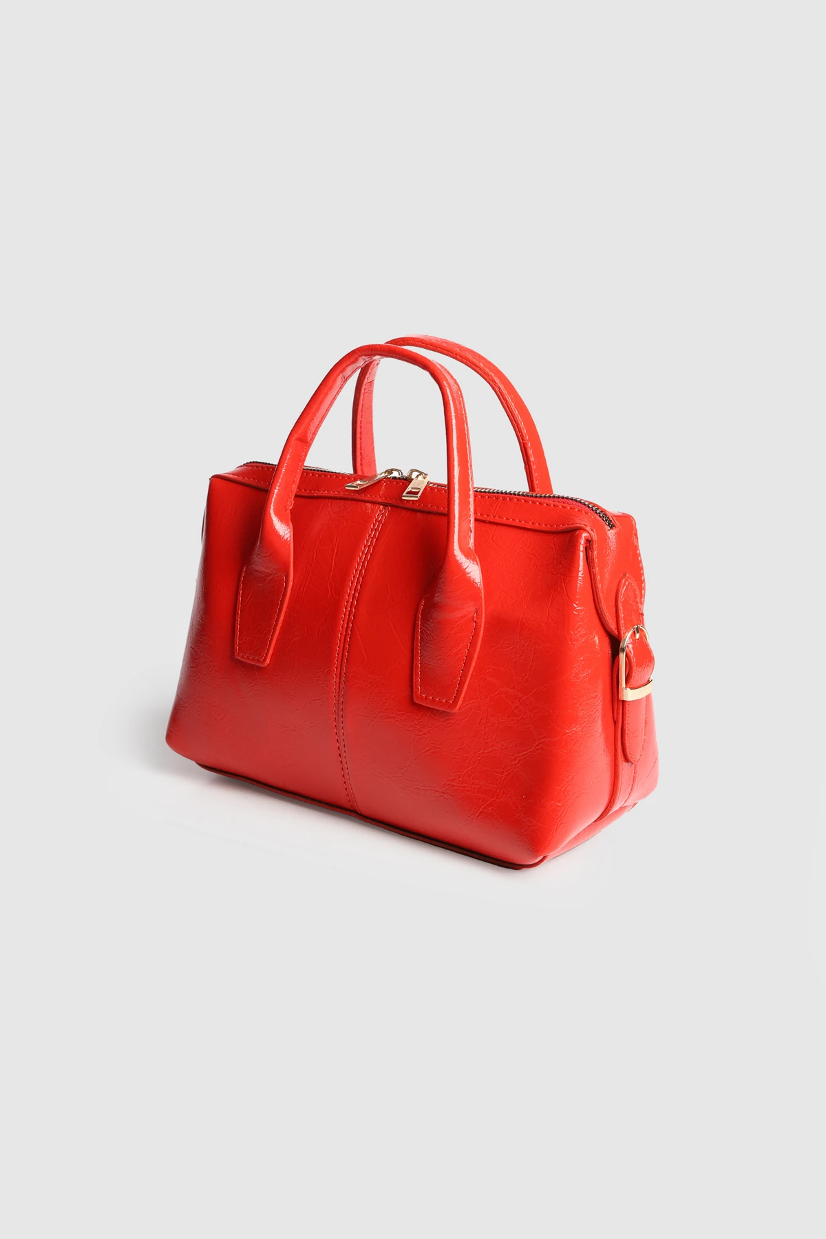 La'Graccio Paris Kadın Klef Parlak Deri El Ve Askılı Çanta