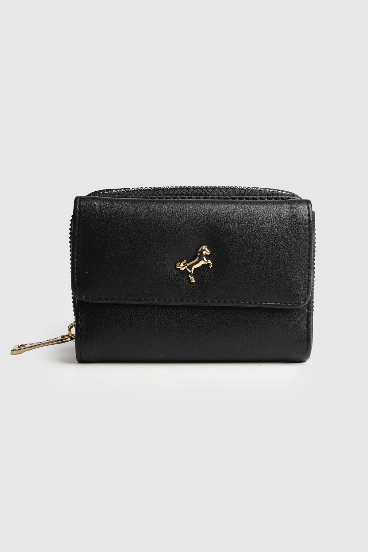 La'Graccio Paris Kadın Kayla Orta Boy Kullanışlı Cüzdan - Siyah