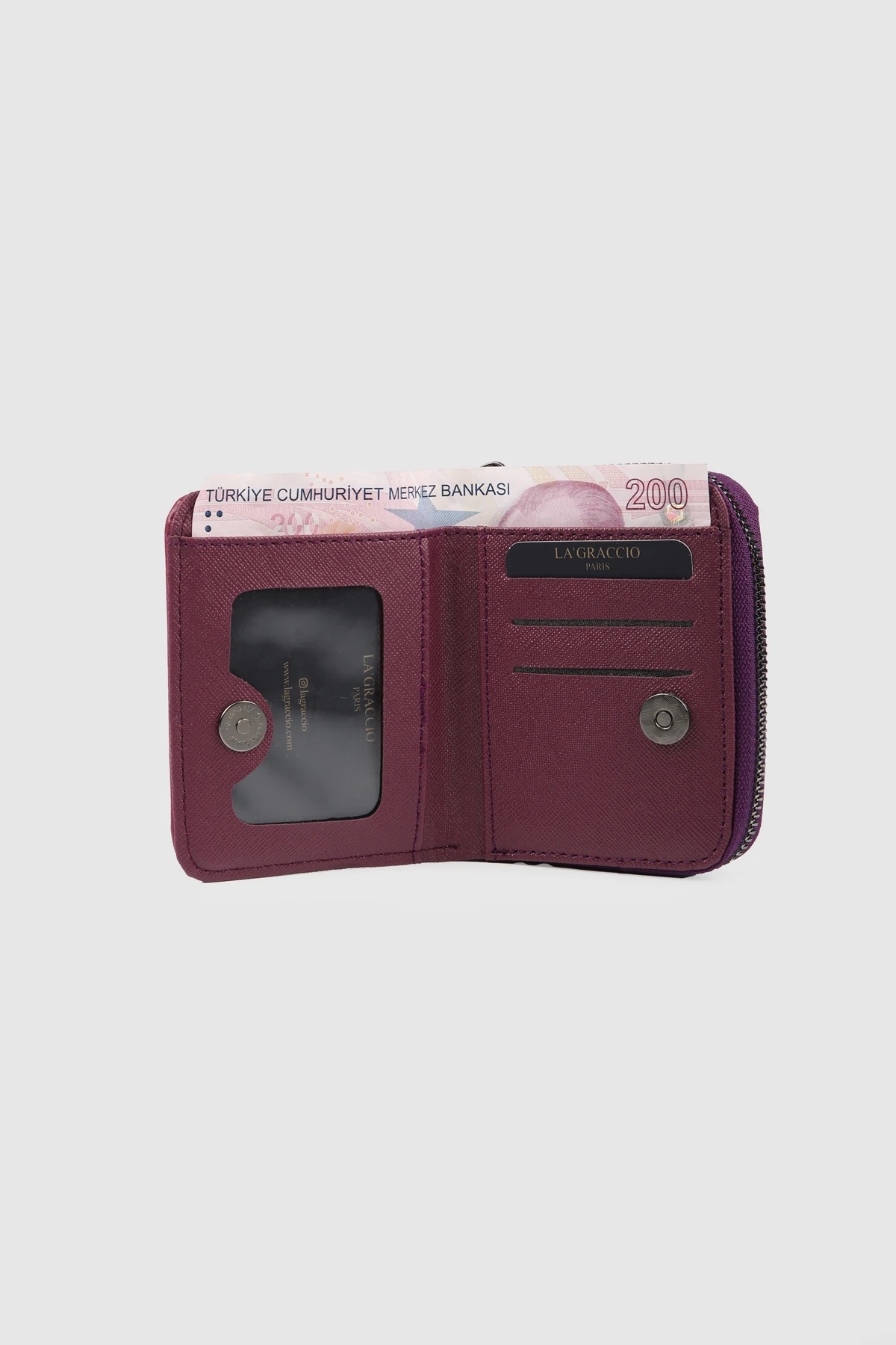 La'Graccio Paris Kadın Axes Mini Boy Cüzdan