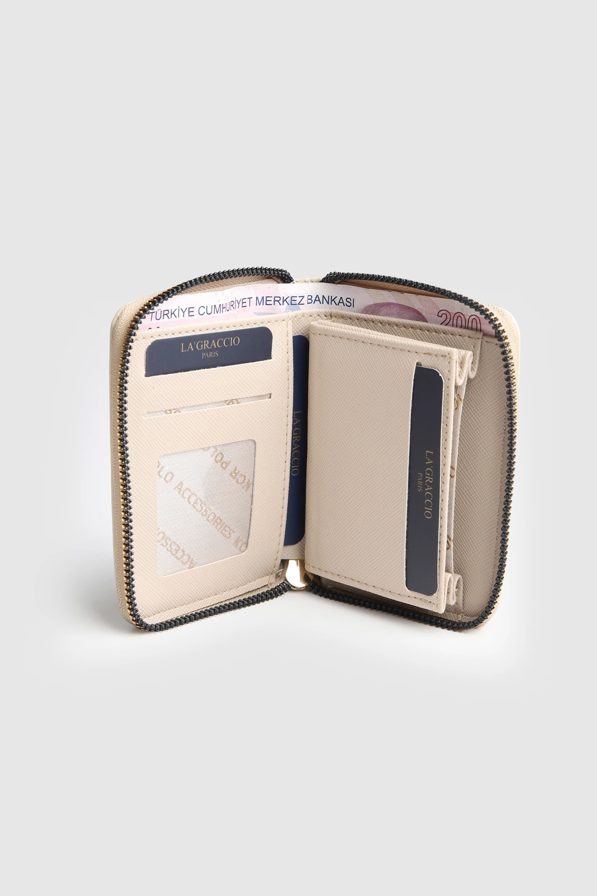 La'Graccio Paris Kadın Move Yumuşak Deri Kullanışlı Cüzdan