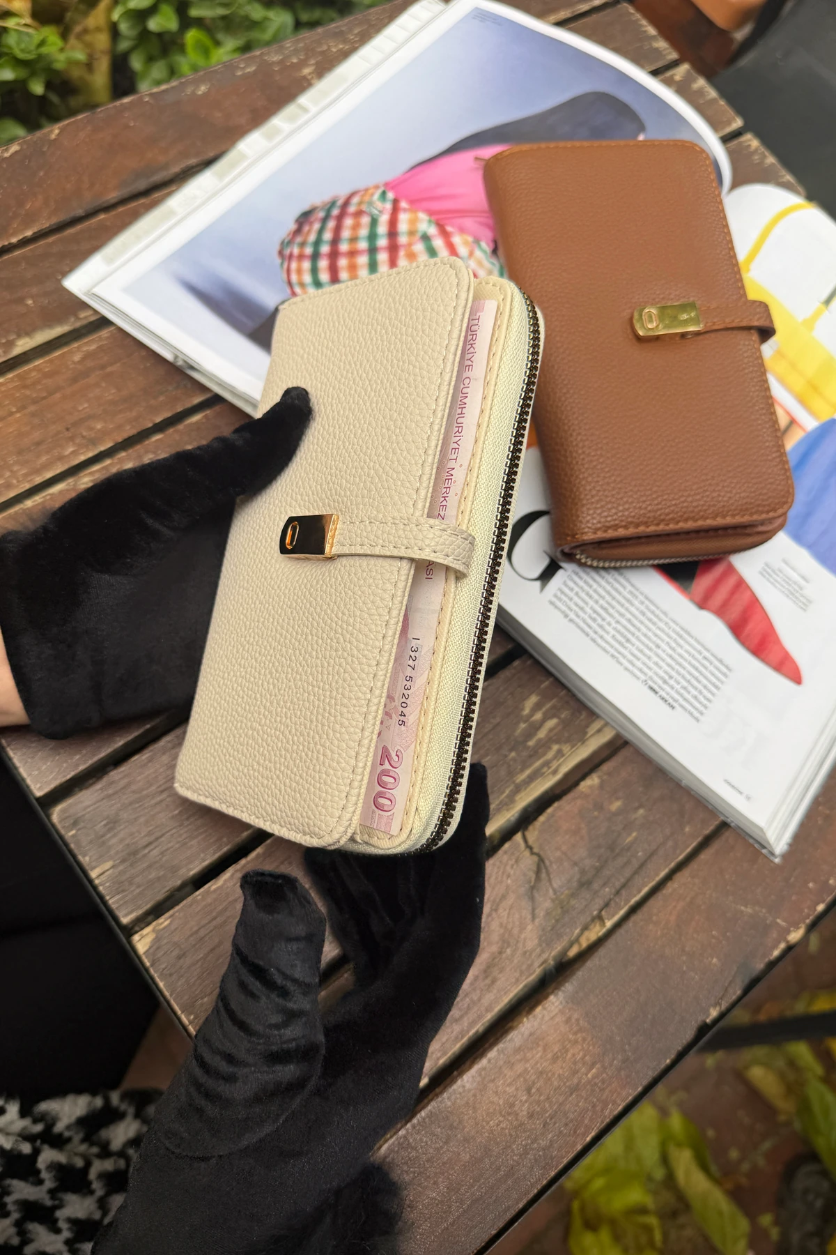 La'Graccio Paris Kadın Cakes Kullanışlı Cüzdan - Krem