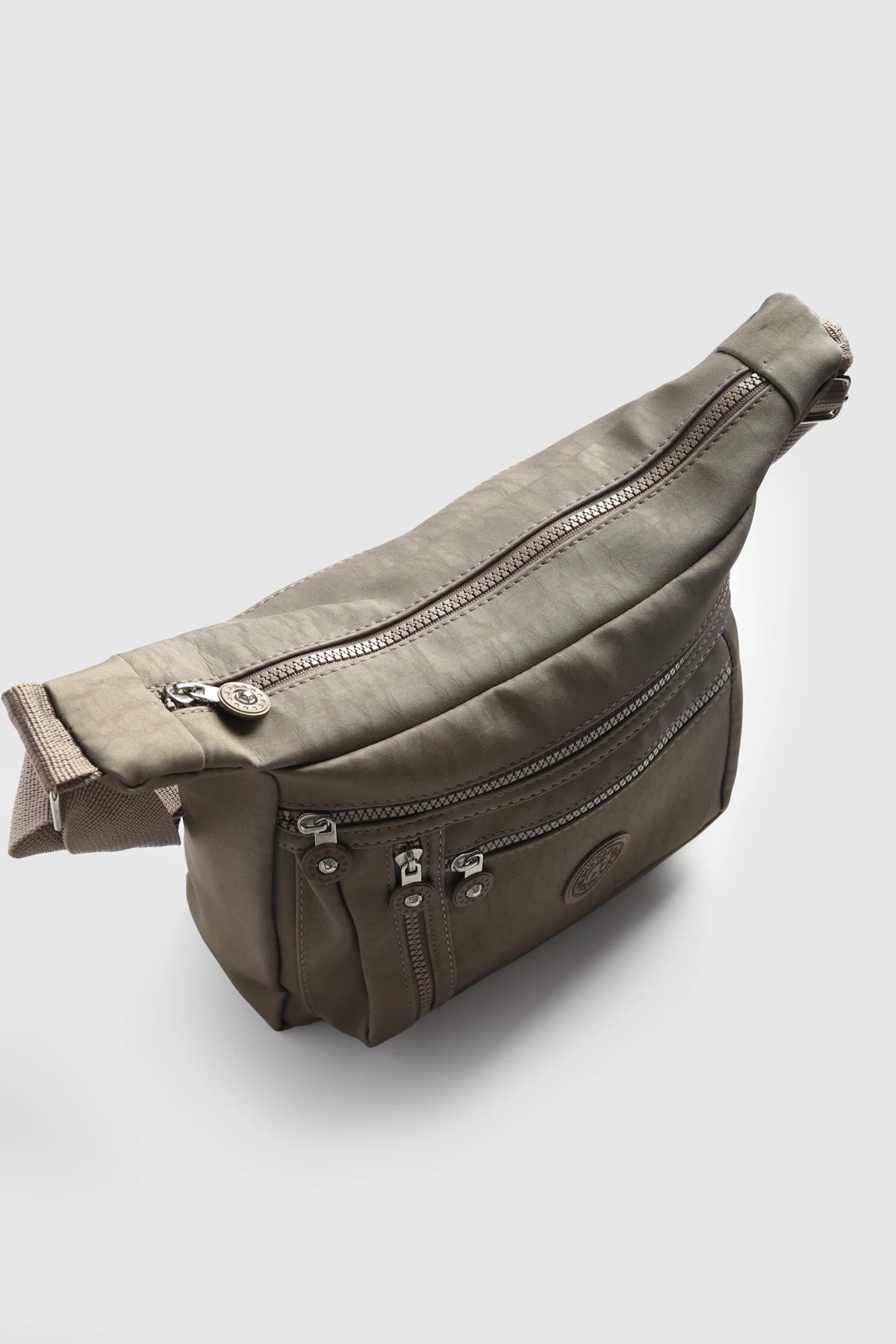 La'Graccio Paris Kadın Krinkıl Çok Bölmeli Çapraz Çanta