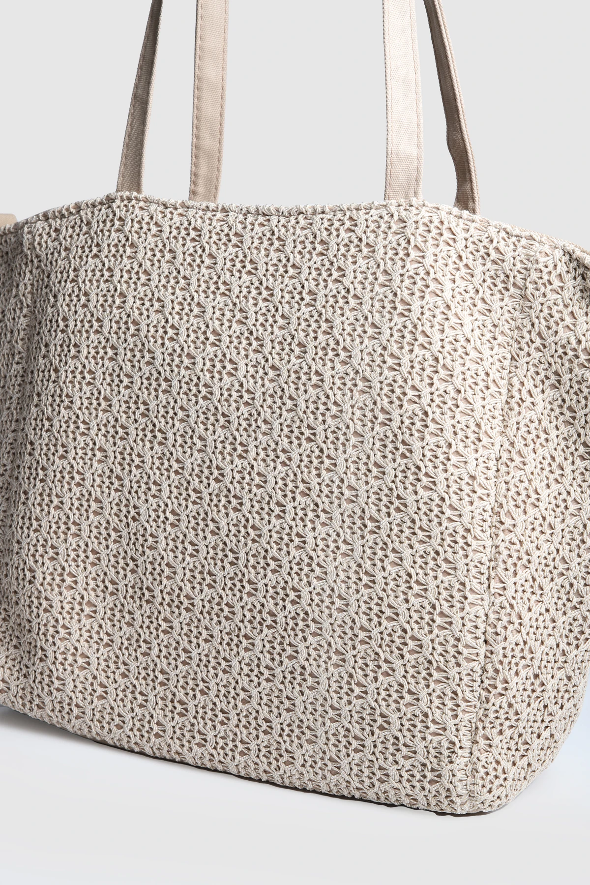 La'Graccio Paris Lanco Örme Büyük Boy Omuz Çantası