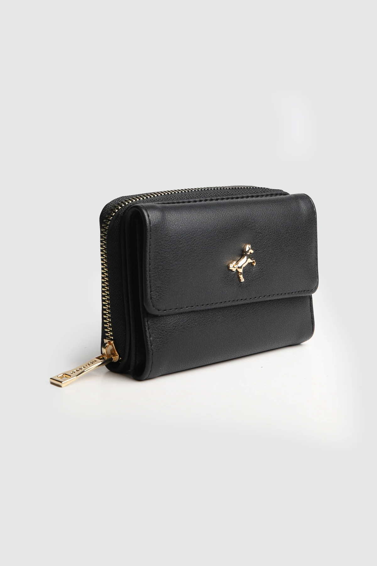 La'Graccio Paris Kadın Kayla Orta Boy Kullanışlı Cüzdan - Siyah