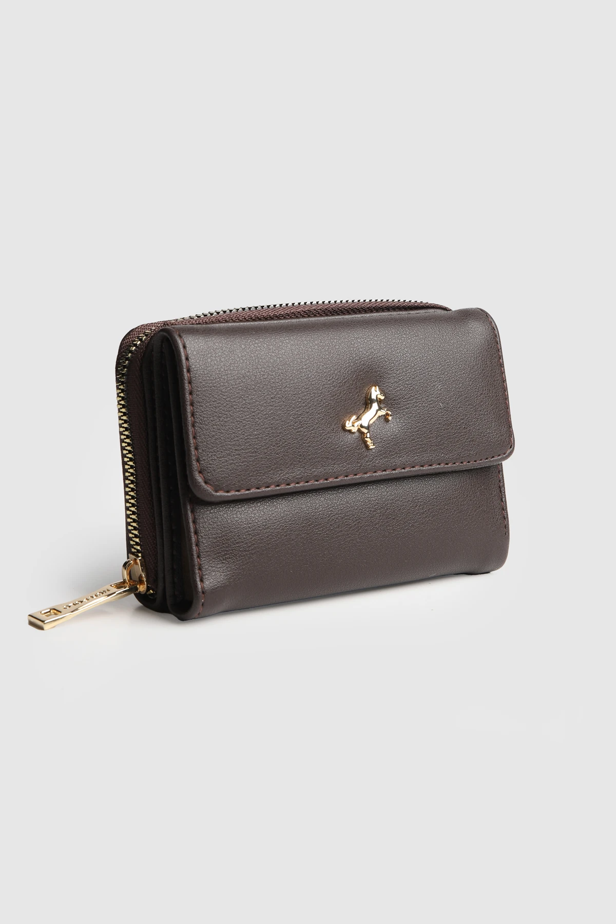 La'Graccio Paris Kadın Kayla Orta Boy Kullanışlı Cüzdan - Kahve