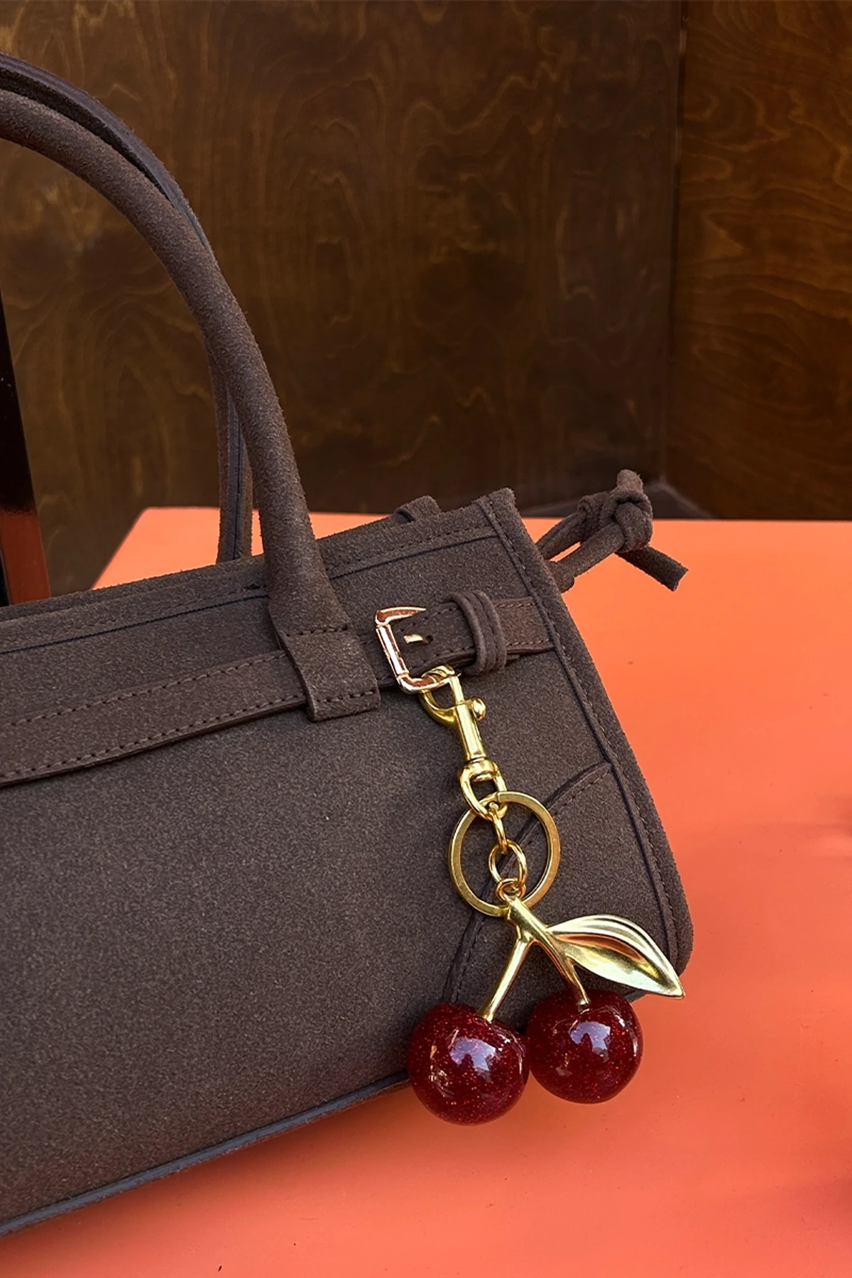 La'Graccio Paris Kadın Kirazlı Çanta Charm
