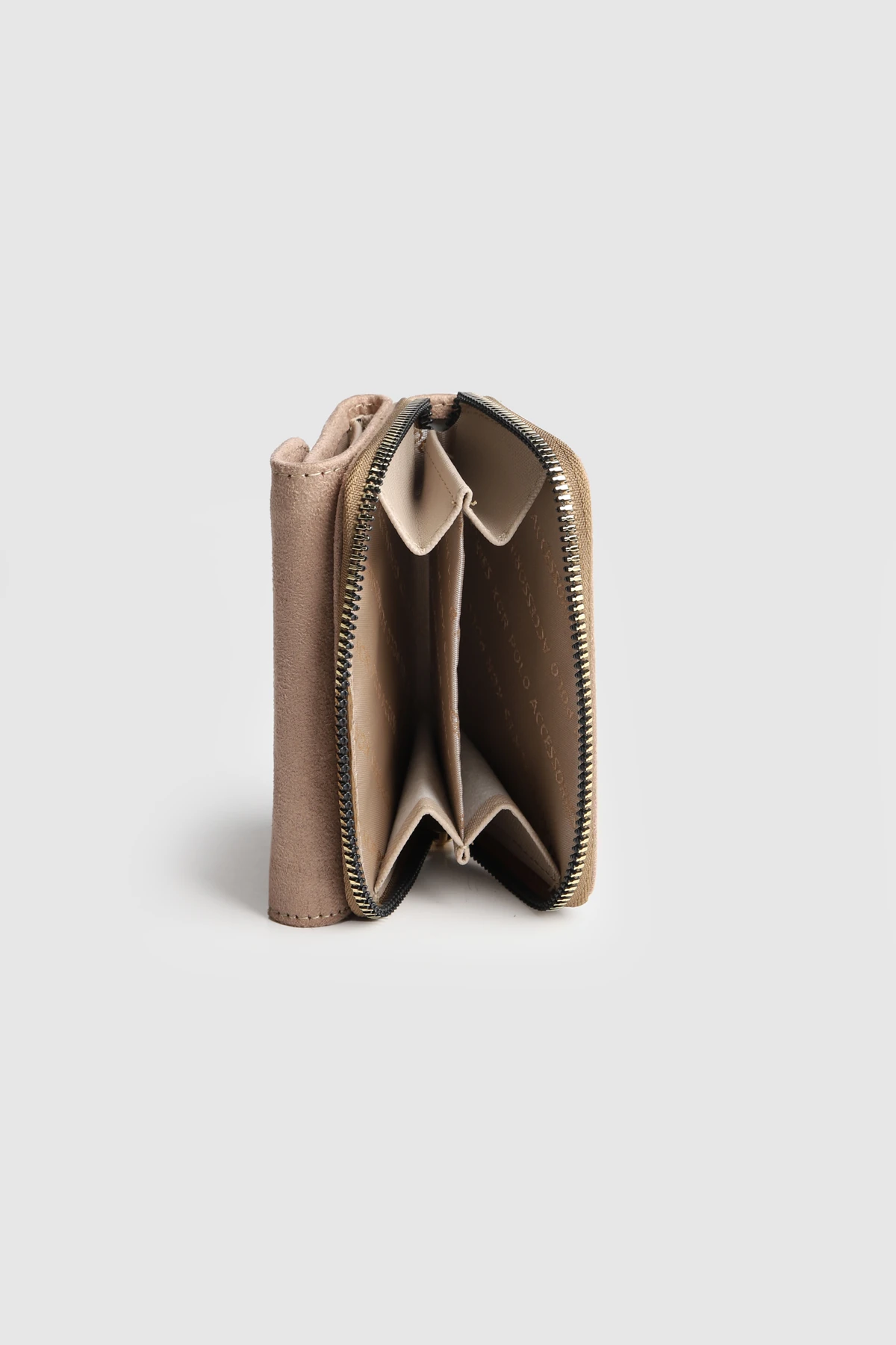 La'Graccio Paris Kadın Cavie Süet Kullanışlı Cüzdan - Lacivert Süet