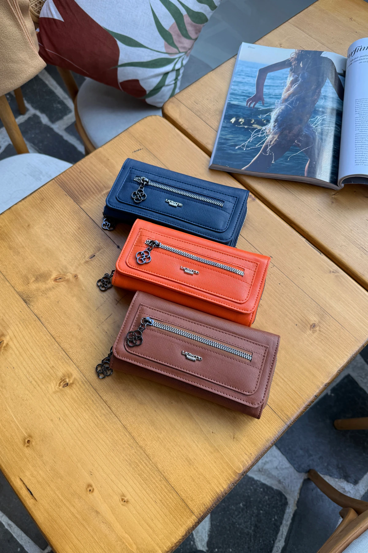 La'Graccio Paris Kadın Kate Büyük Boy Cüzdan