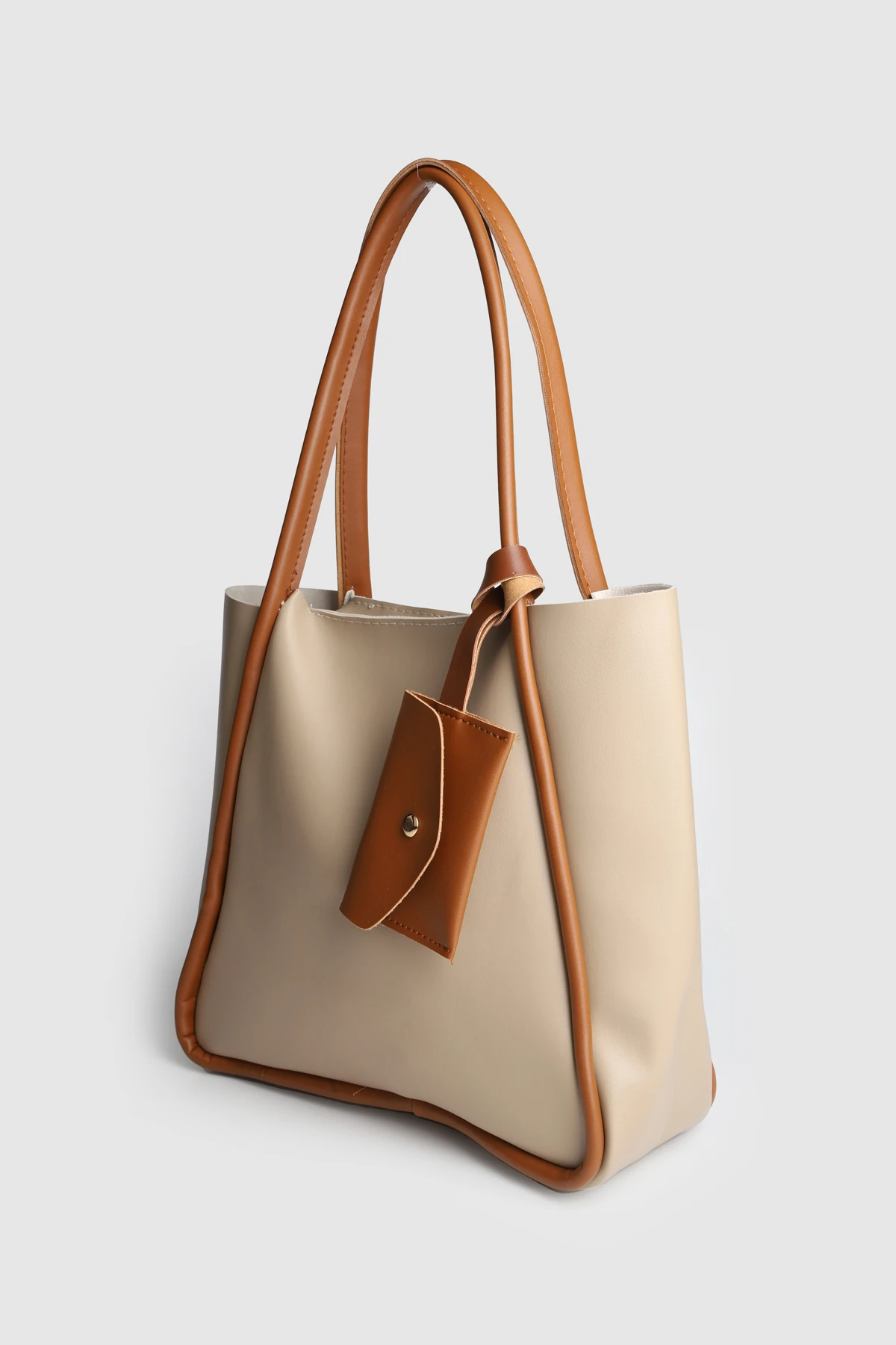 Lagraccio Paris Kadın Jeba Omuz Çantası - Vizon Taba