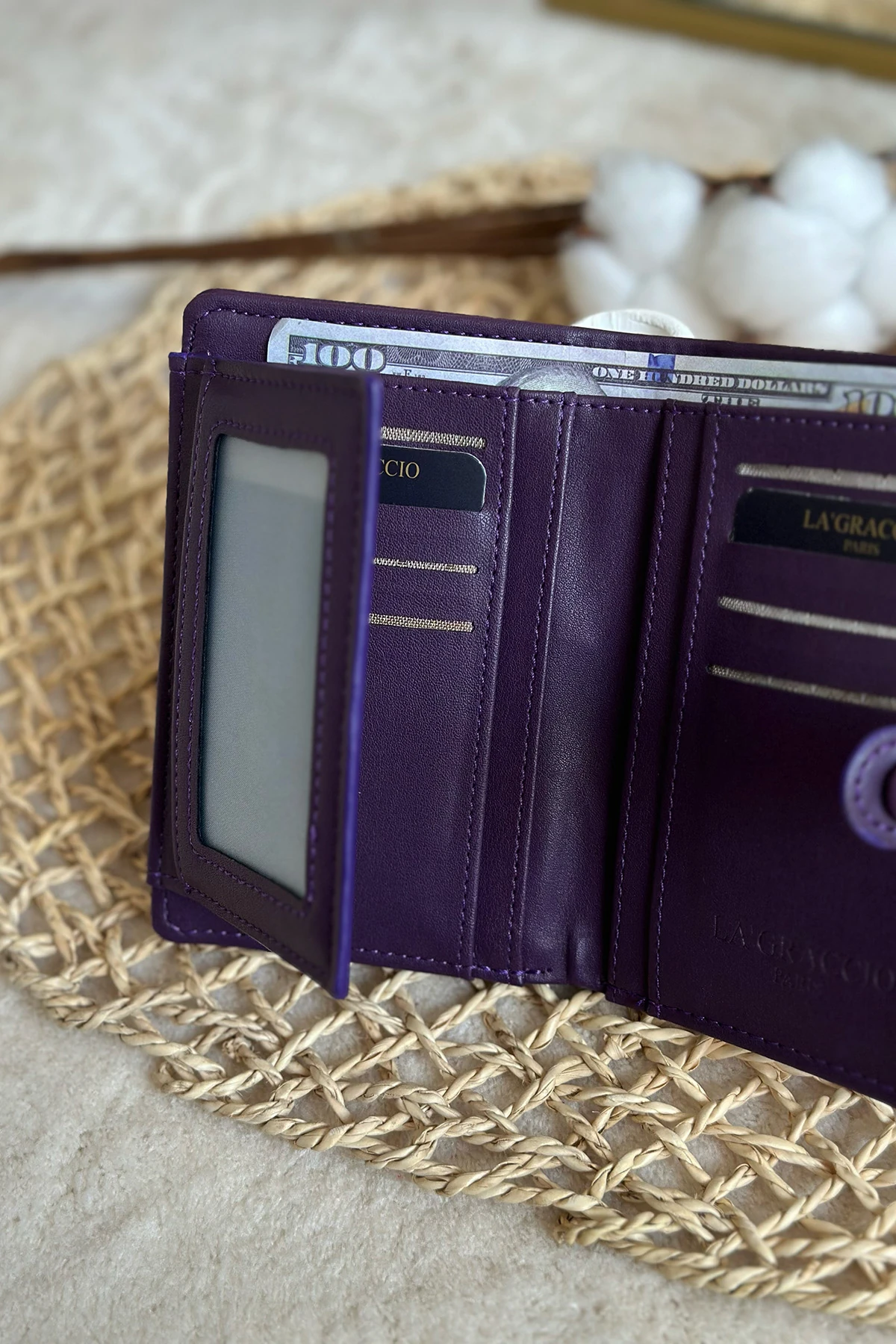 La'Graccio Paris Kadın Early Çok Bölmeli Kullanışlı Cüzdan