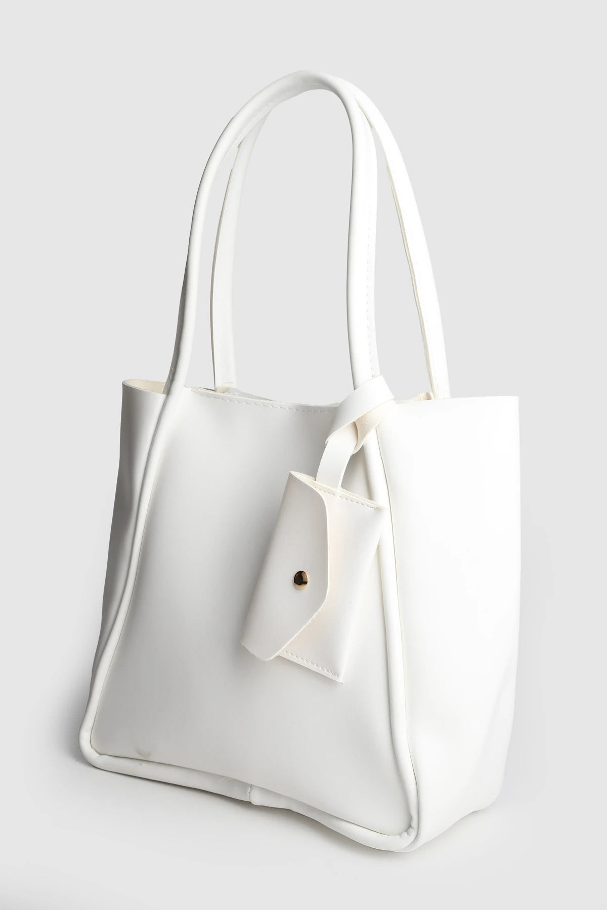 Lagraccio Paris Kadın Jeba Omuz Çantası - Beyaz