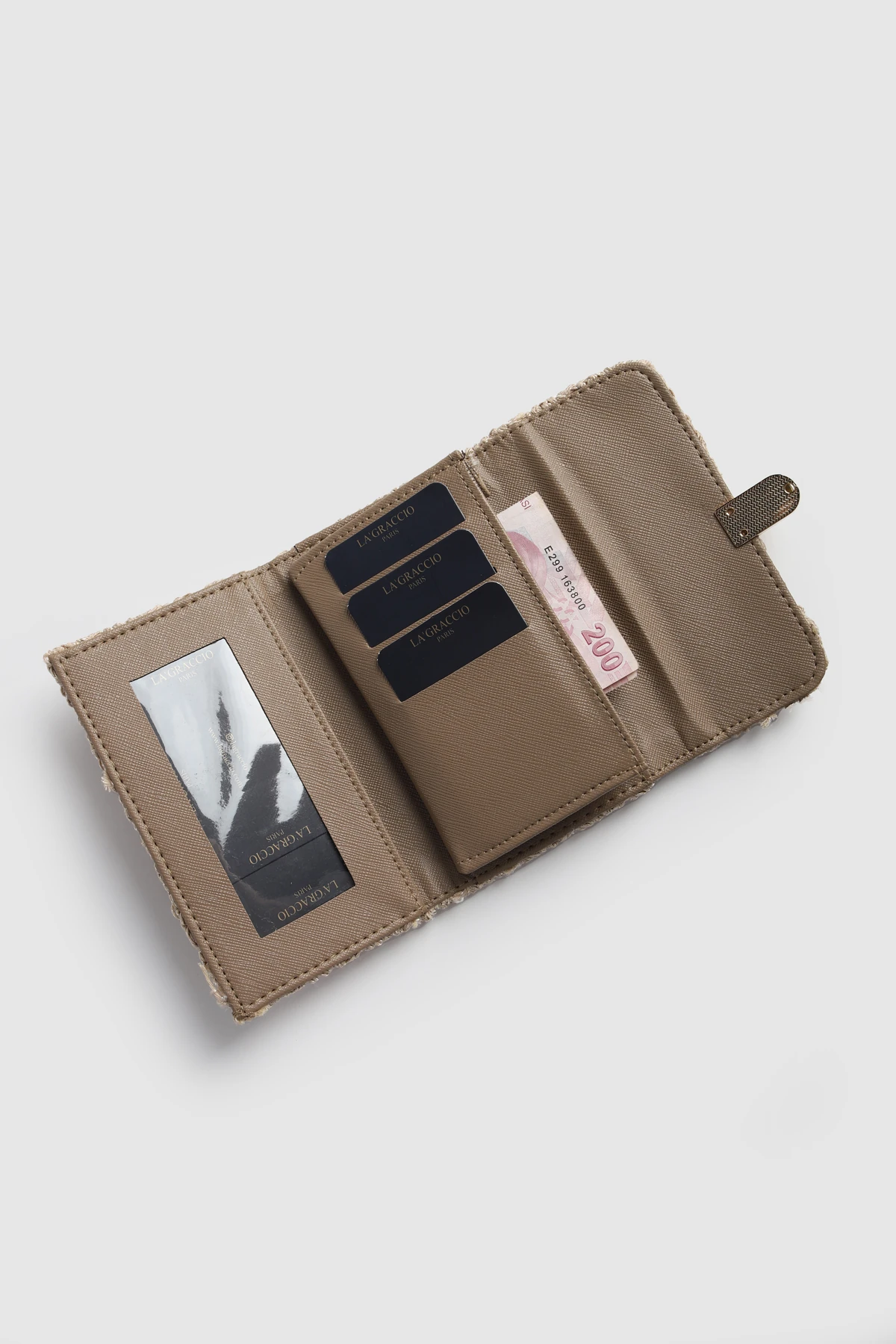 La'Graccio Paris Kadın Kadın Nayla Hasır Cüzdan