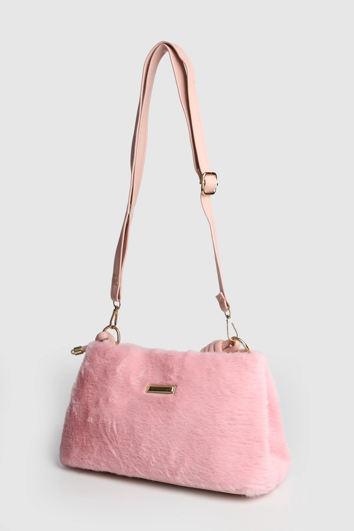 Lagraccio Paris Kadın Lora Peluş Askılı Çanta