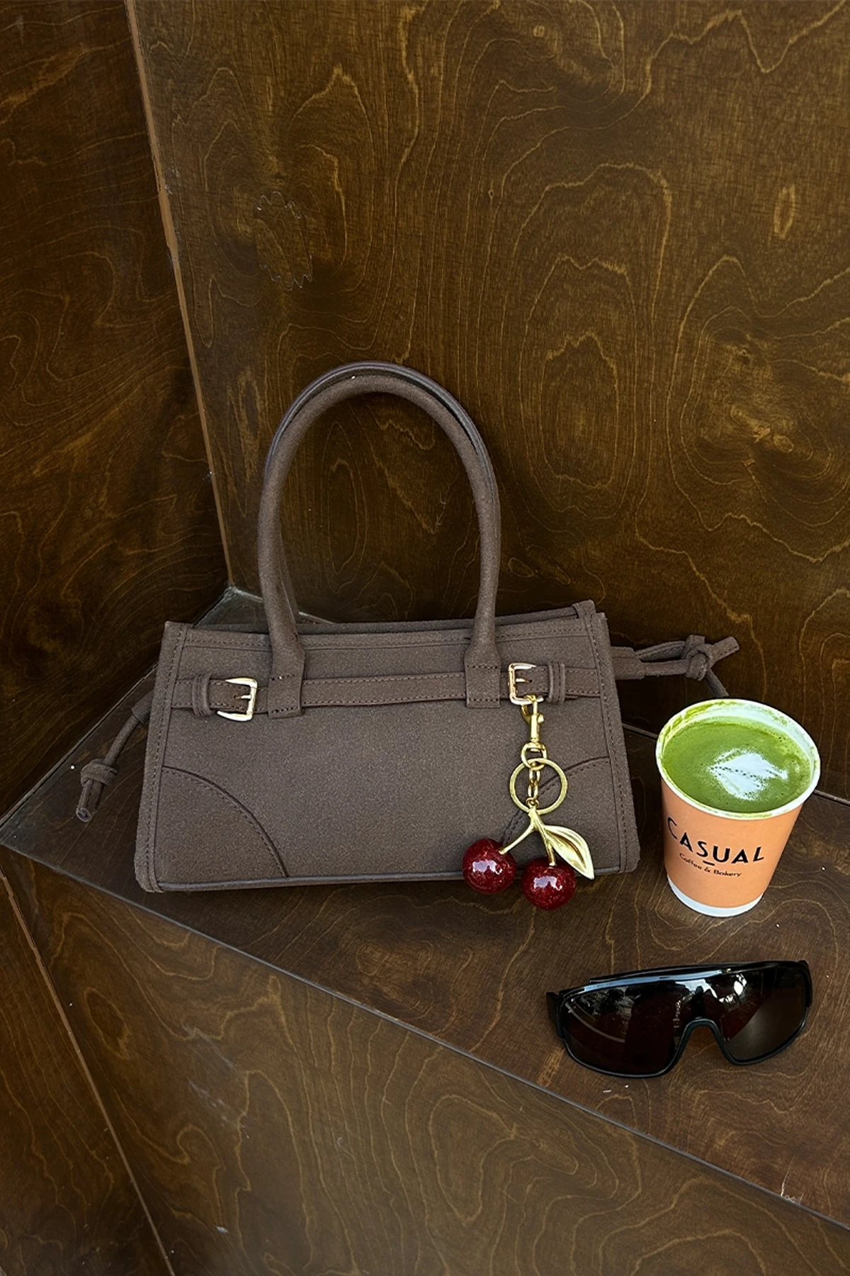 La'Graccio Paris Kadın Kirazlı Çanta Charm