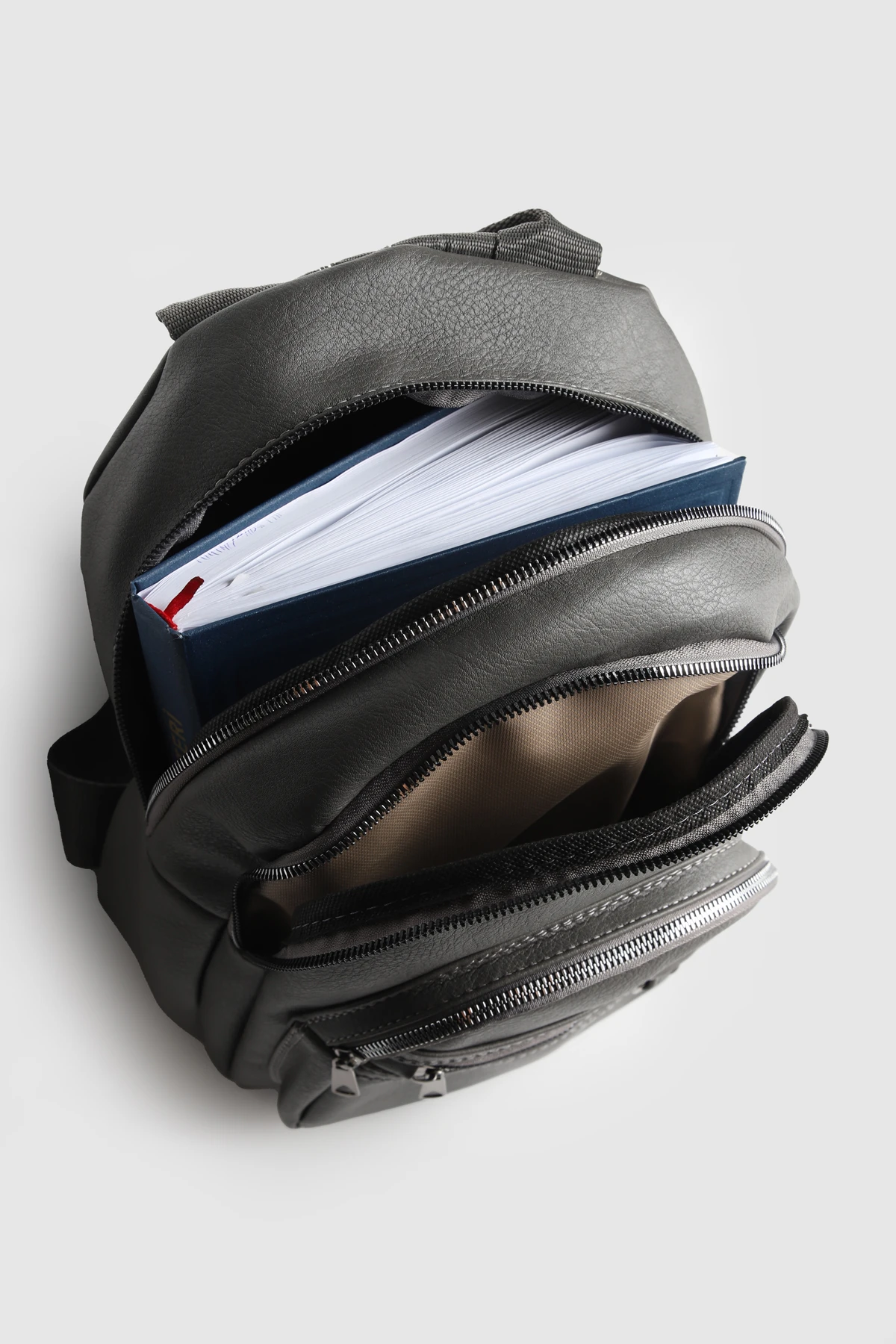 La'Graccio Paris Kadın Nales Donma Suni Deri Sırt Çantası