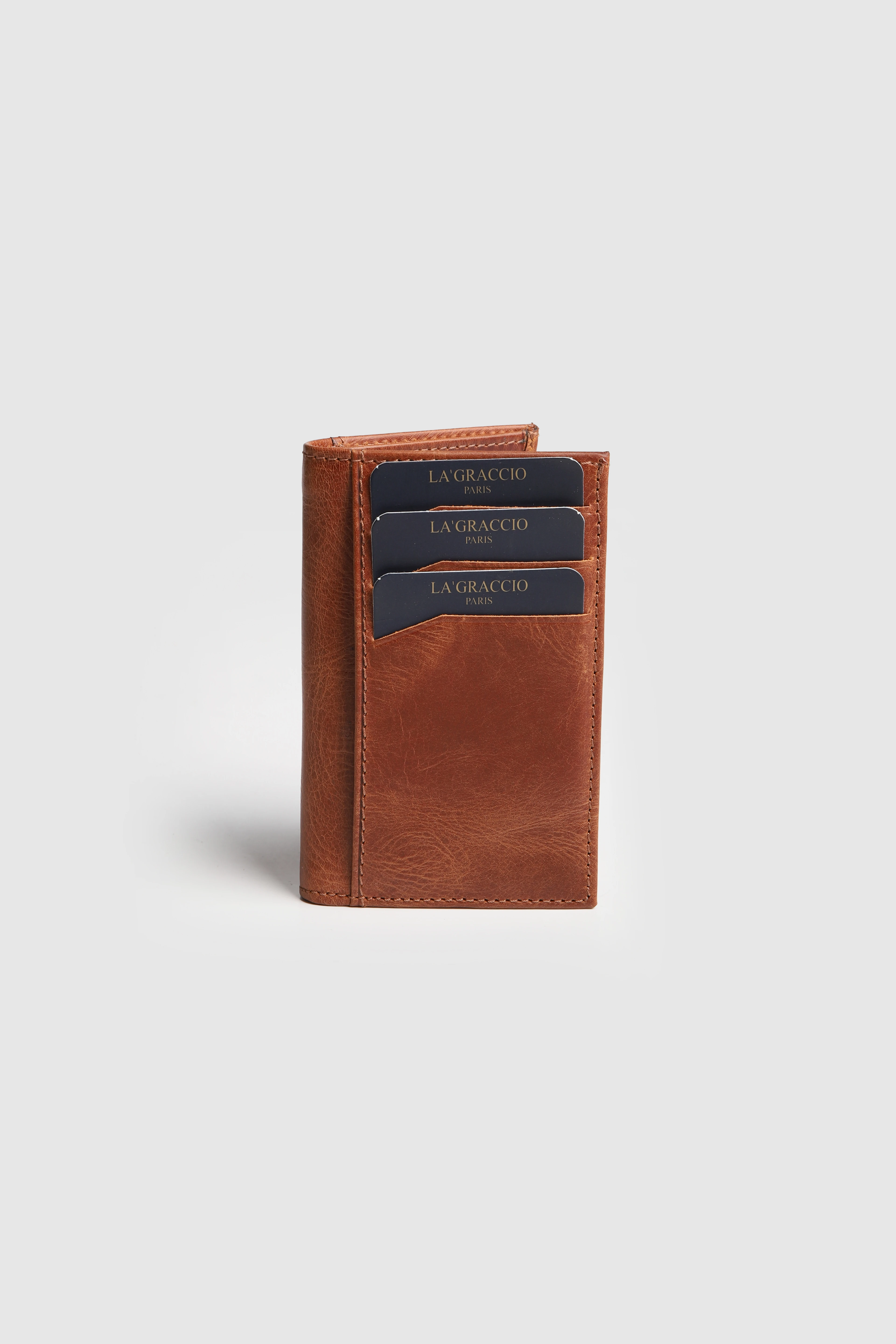 La'Graccio Paris Yella Hakiki Deri Erkek Cüzdanı