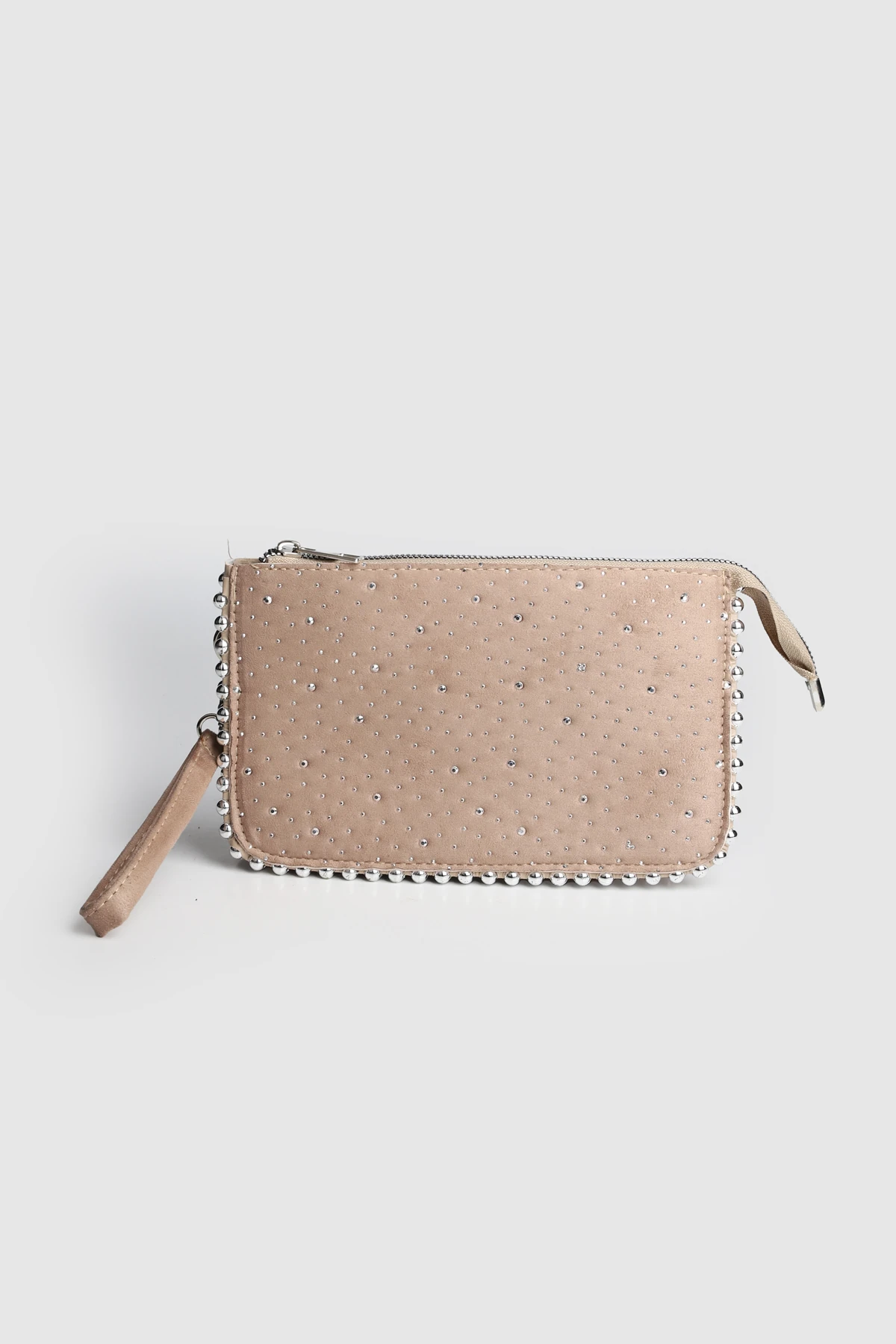 La Graccio Paris Kadın ZR Boncuk Detaylı 3 Bölmeli Askılı Çanta