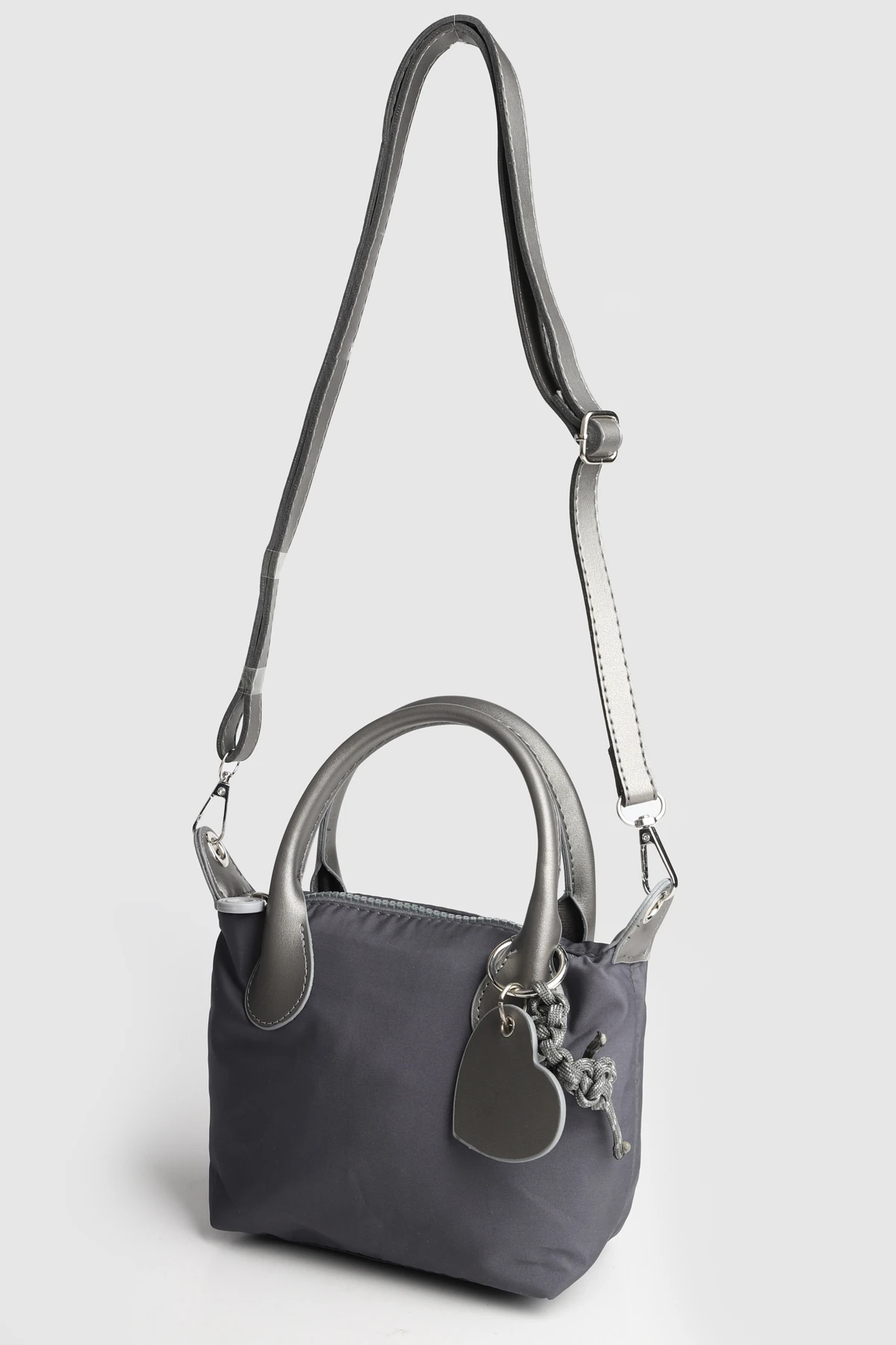 Lagraccio Paris Kadın Baybo Charmlı Paraşüt Çanta - Antrasit