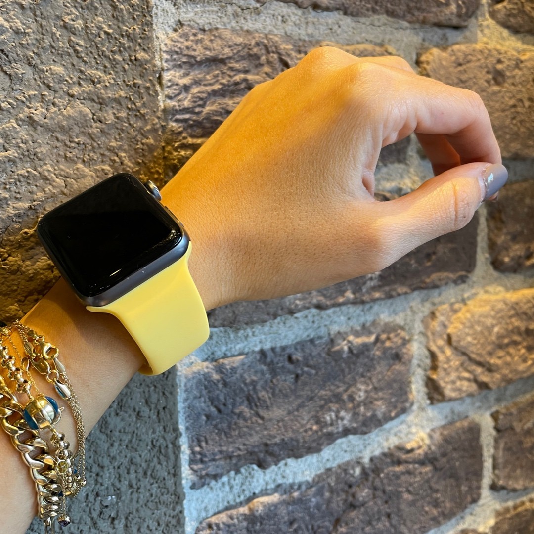 Apple Watch Rengarenk Silikon Kordonlar 