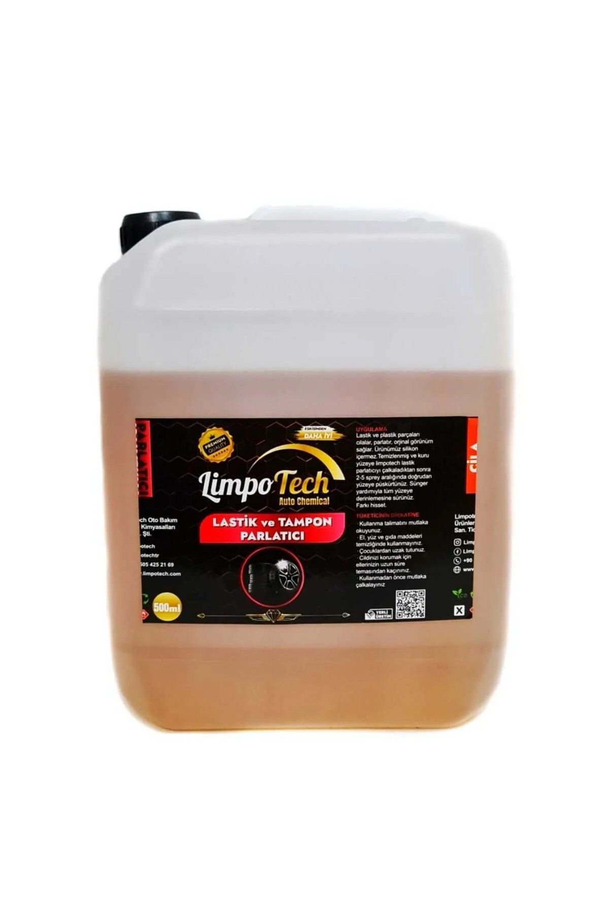 LİMPO TECH LİMPOTECH JEL KIVAMLI LASTİK PARLATICI 5 KG