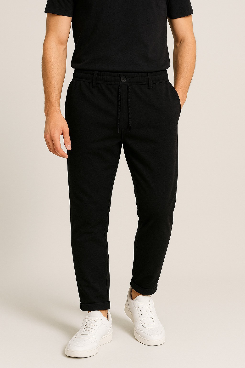 Kumaş Pantalon Siyah