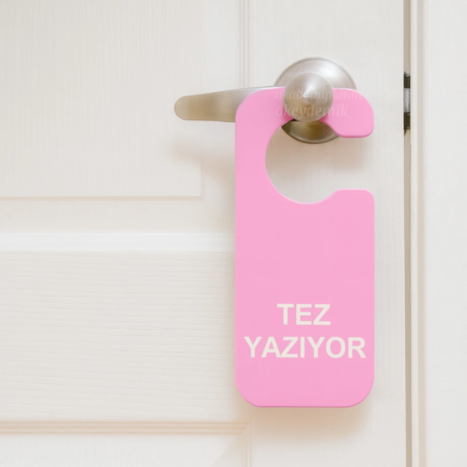 Tez Yazıyor Kapı Uyarısı
