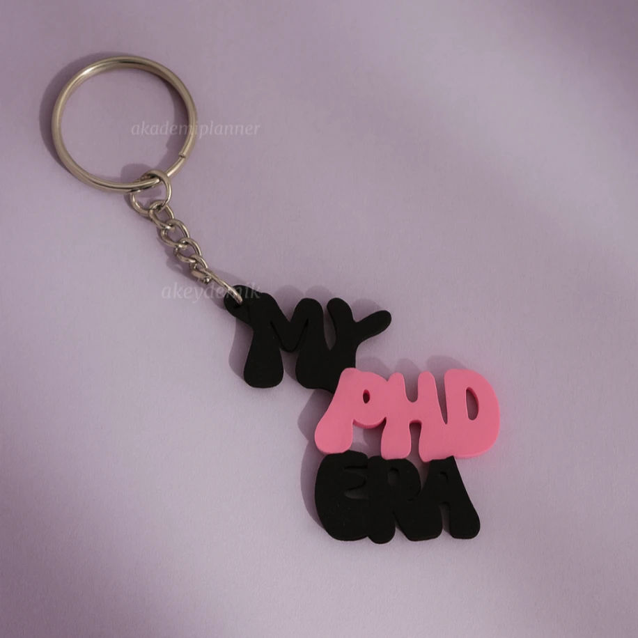 My PhD Era AKEYDEMİK Anahtarlık Charm Aksesuar