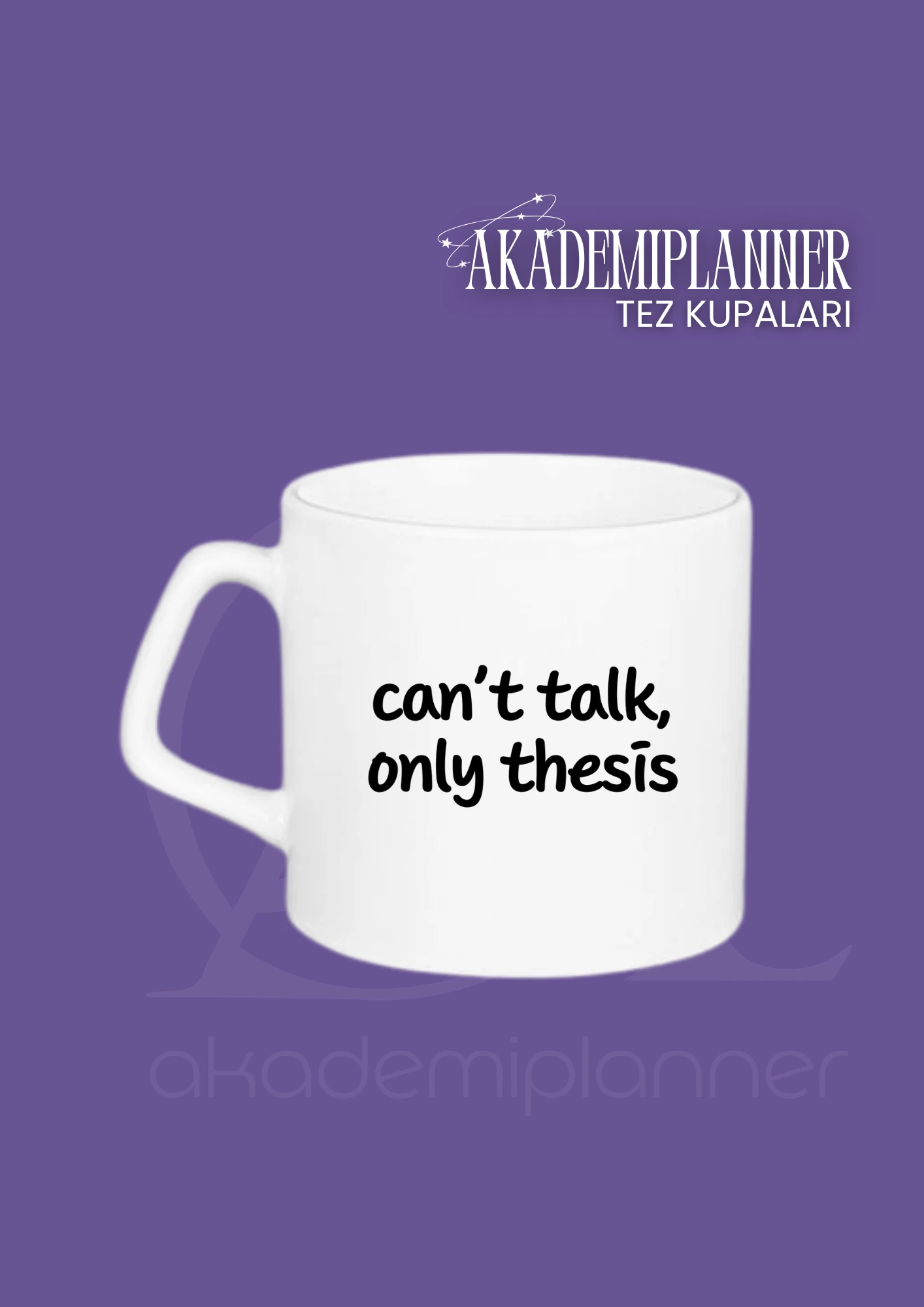 Can't Talk Only Thesis Konuşamam Yalnızca Tez Kupa